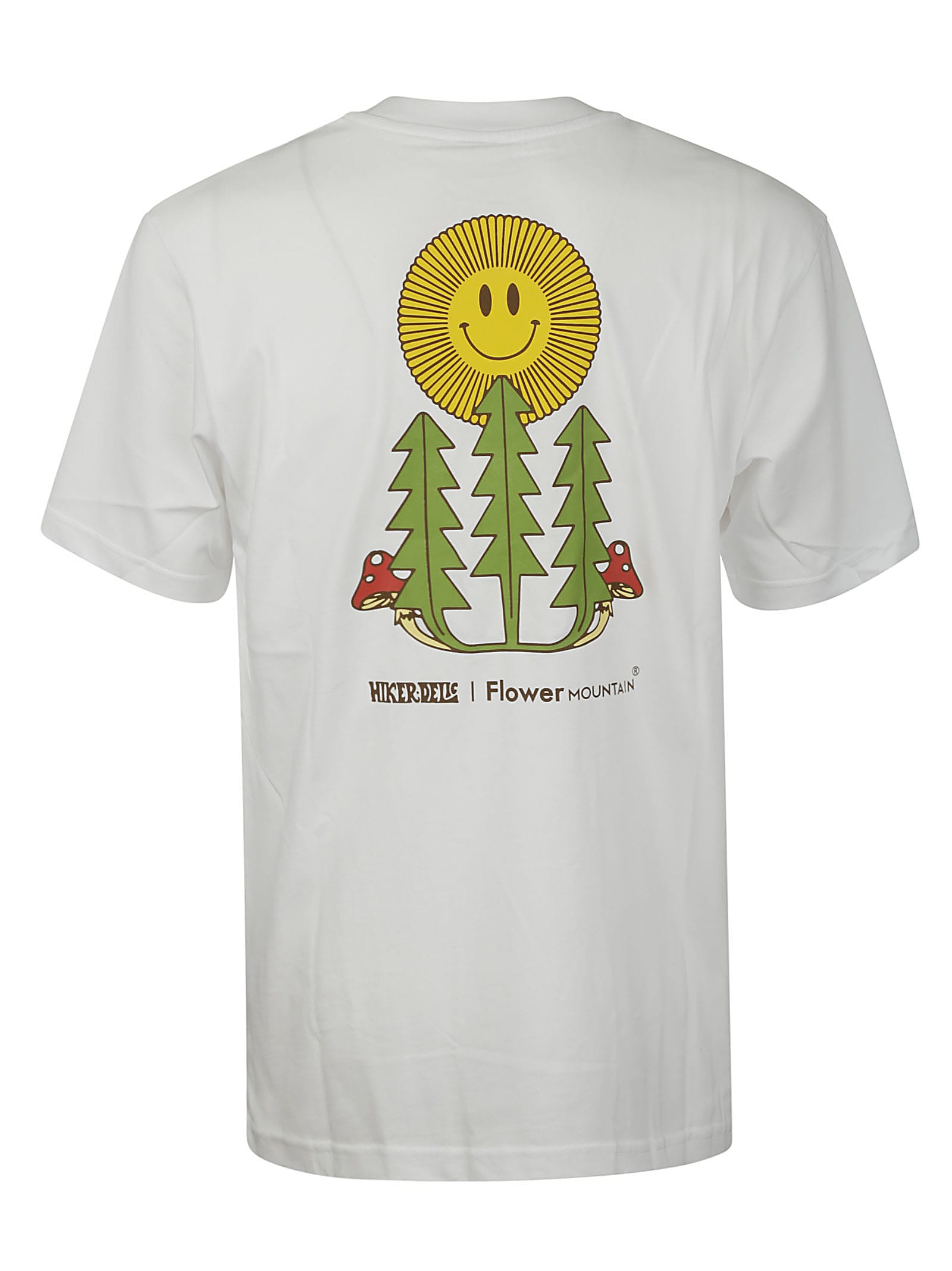 Shop Flower Mountain T-shirt Hikerdelic In White