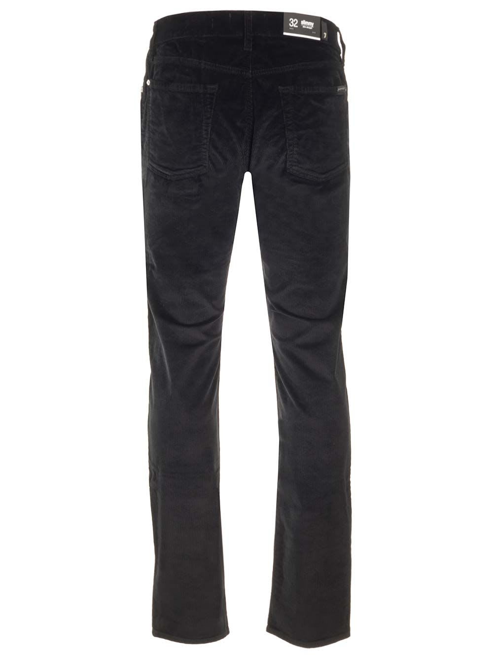 Shop 7 For All Mankind Slimmy Corduroy Vasal Black