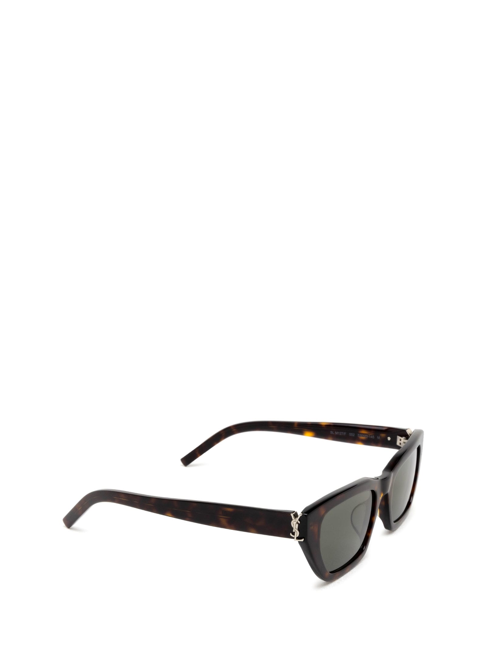 Shop Saint Laurent Sl M127/f Havana Sunglasses