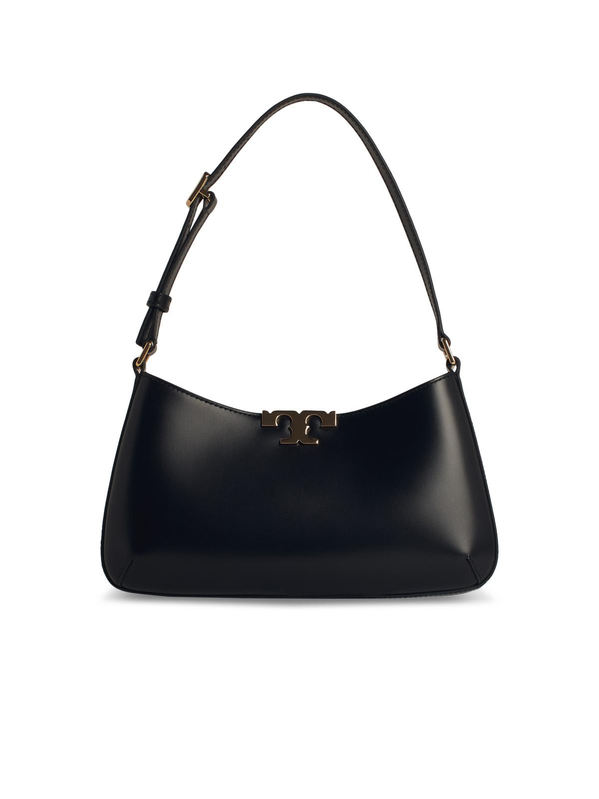 Tory Burch Slim Leather Shoulder Bag With Curved Silhouette