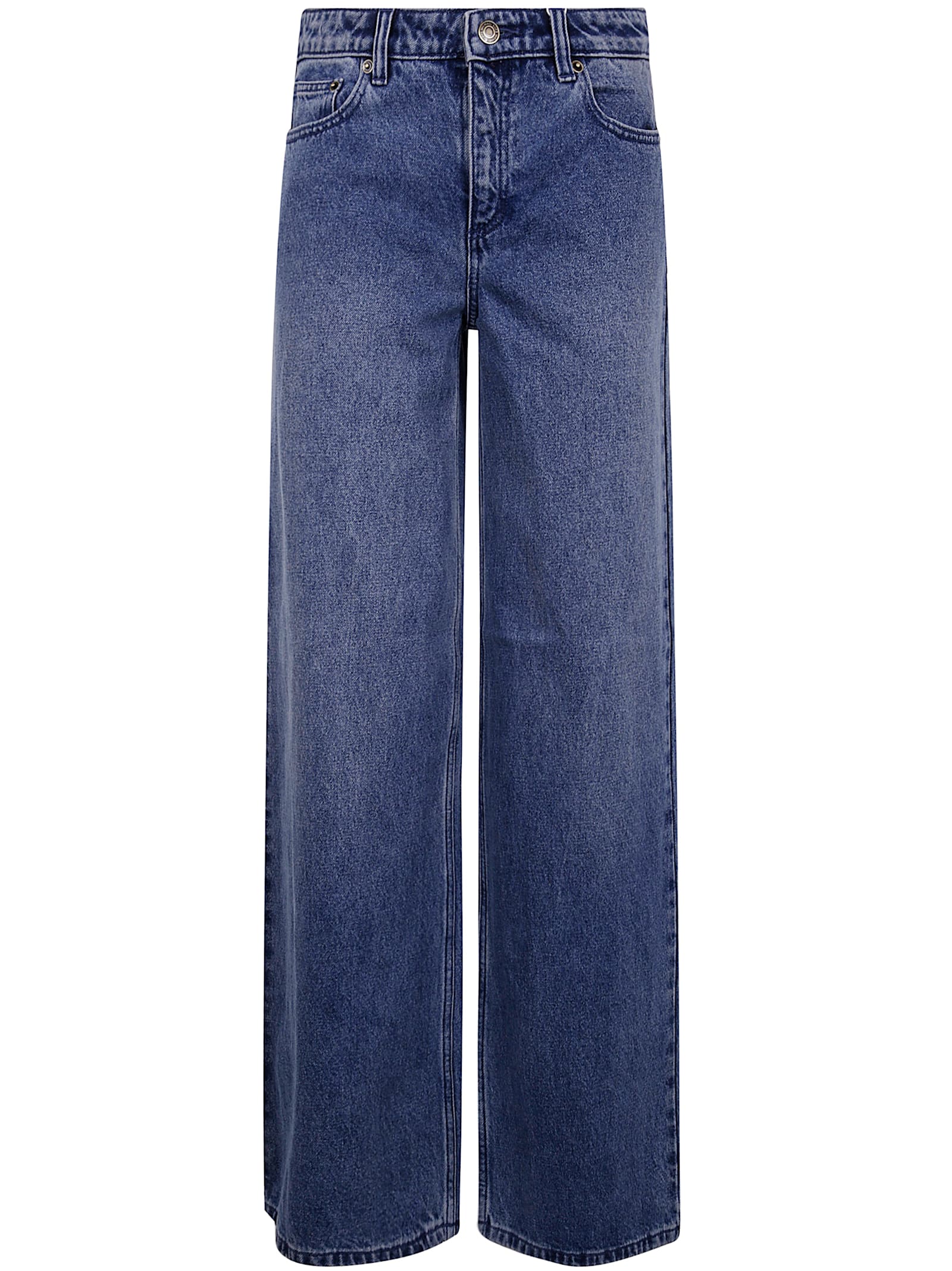 Relaxed Wide Leg Jeans