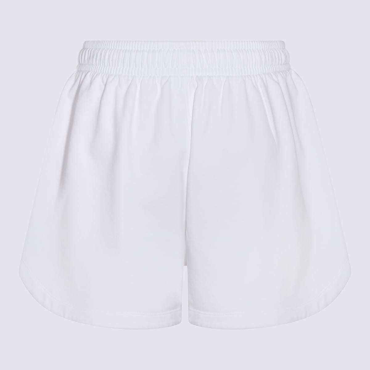 Shop Stella Mccartney Whote Cotton Shorts In Pure White