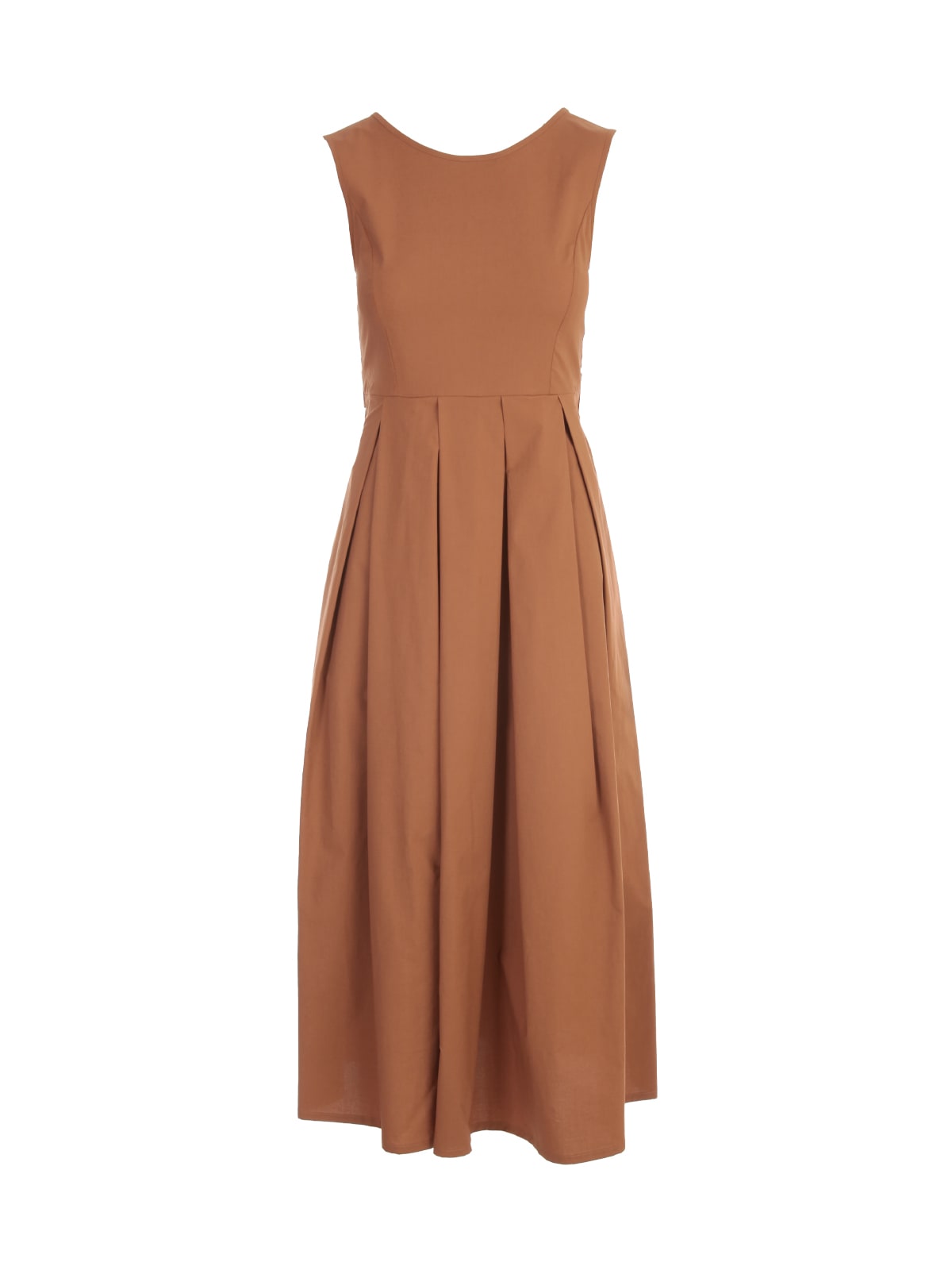 Photo of  Seventy Long Sleeveless Dress W/pleated Skirt- shop Seventy Dresses online sales