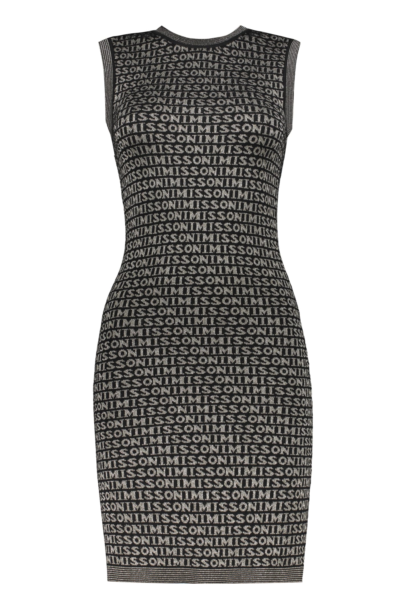 Missoni Knitted Dress In Black