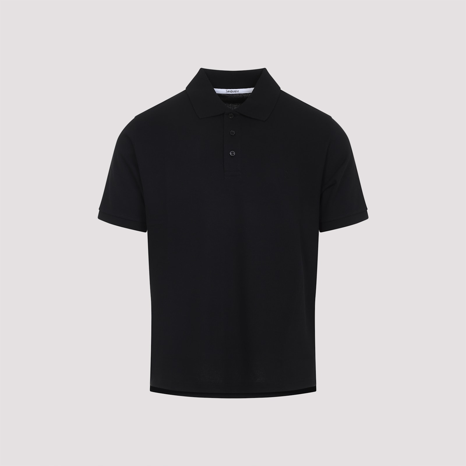 Saint Laurent Classic Cotton T-shirt In Black
