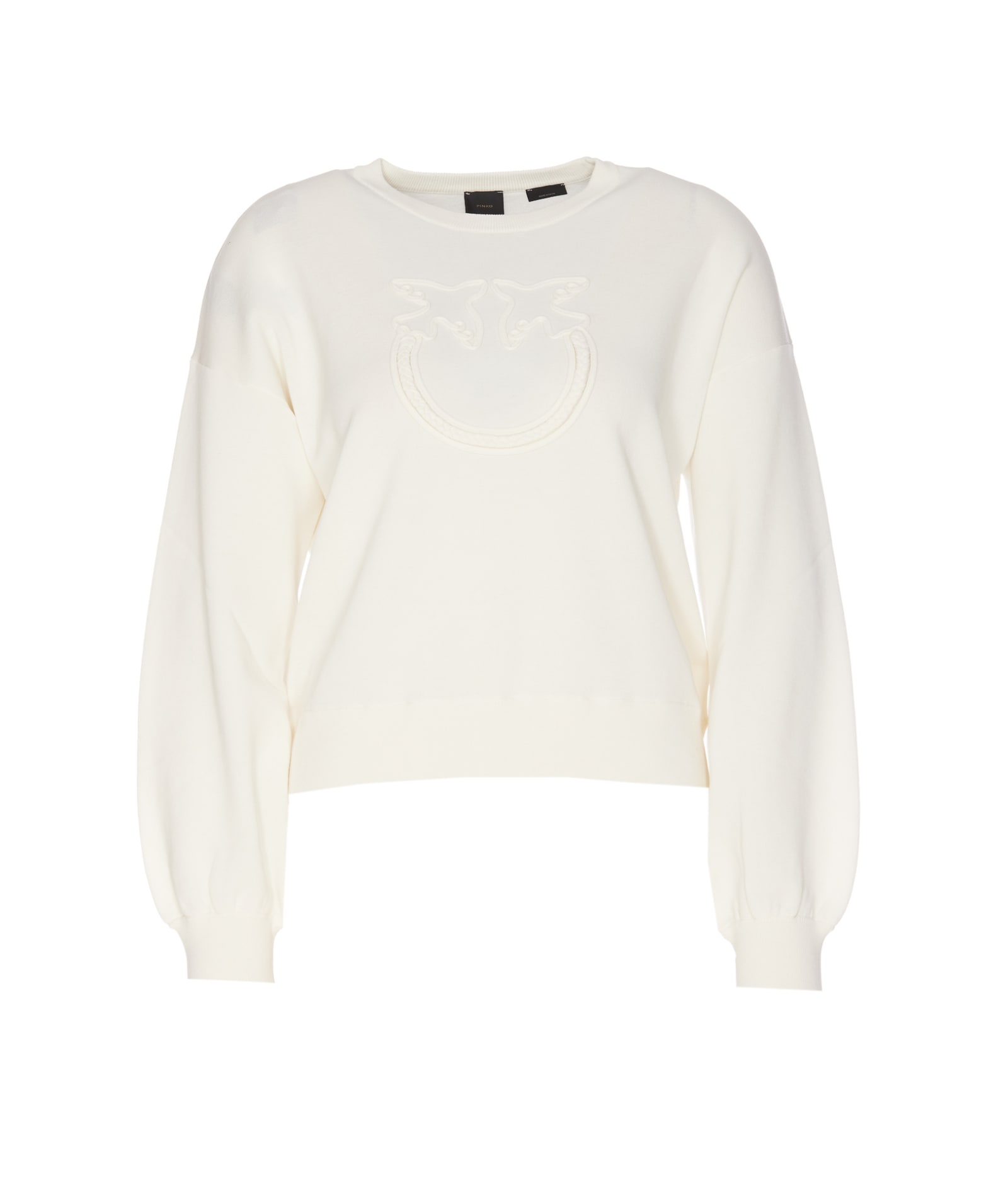 Shop Pinko Acciuga Sweatshirt In White