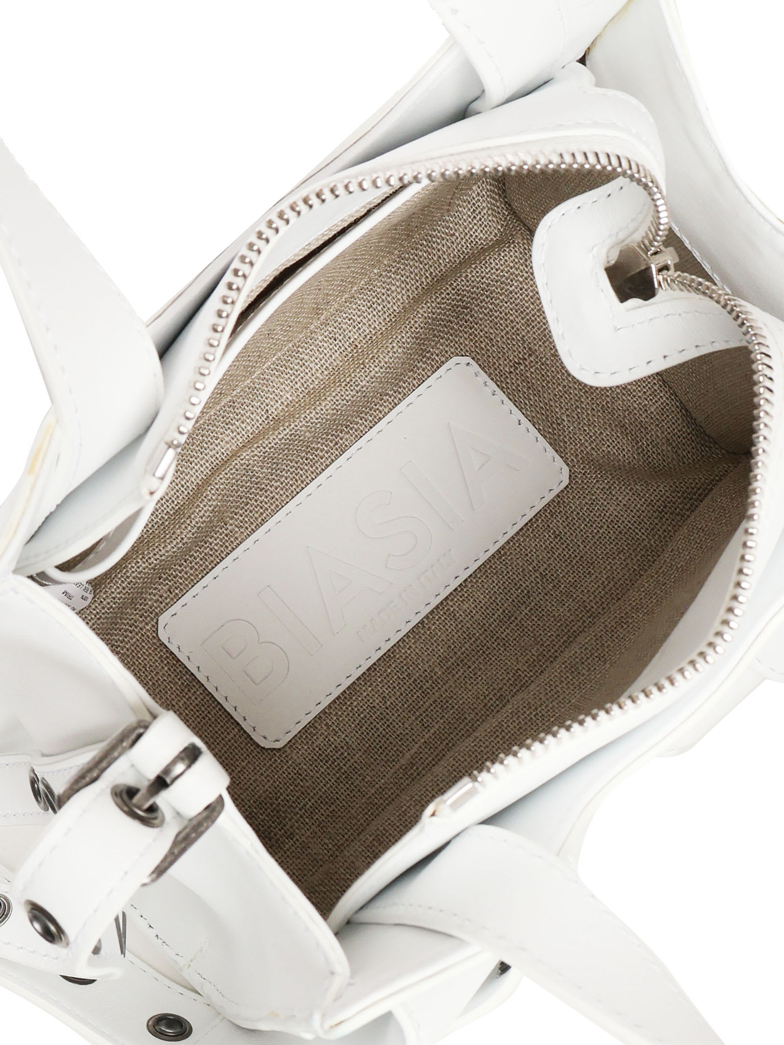 Biasia Y2k Shoulder Bag In White