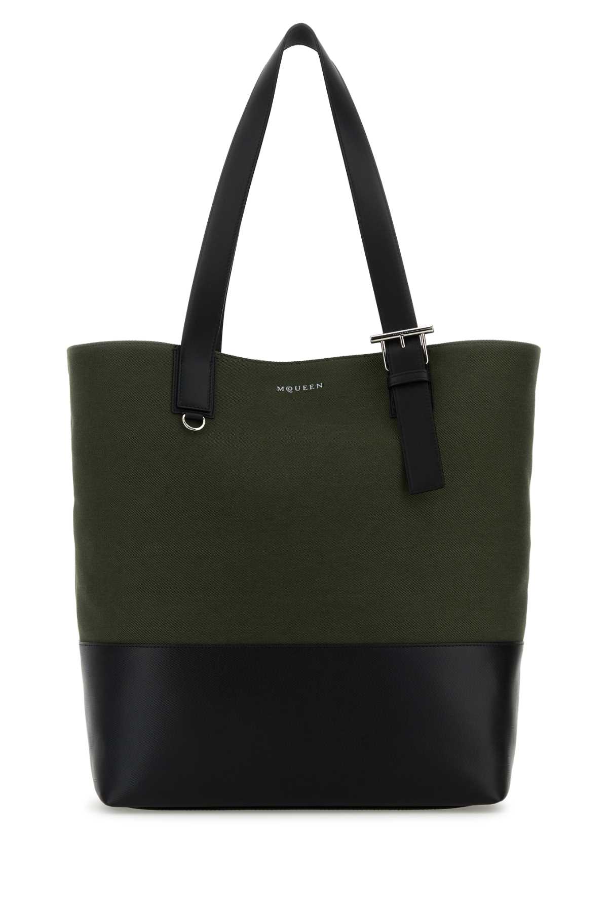Army Green Canvas Shopping Bag