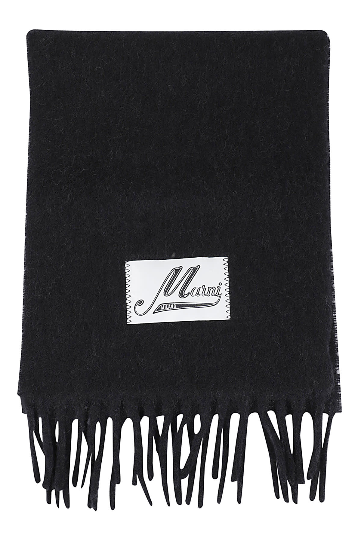 Shop Marni Scarf In Black