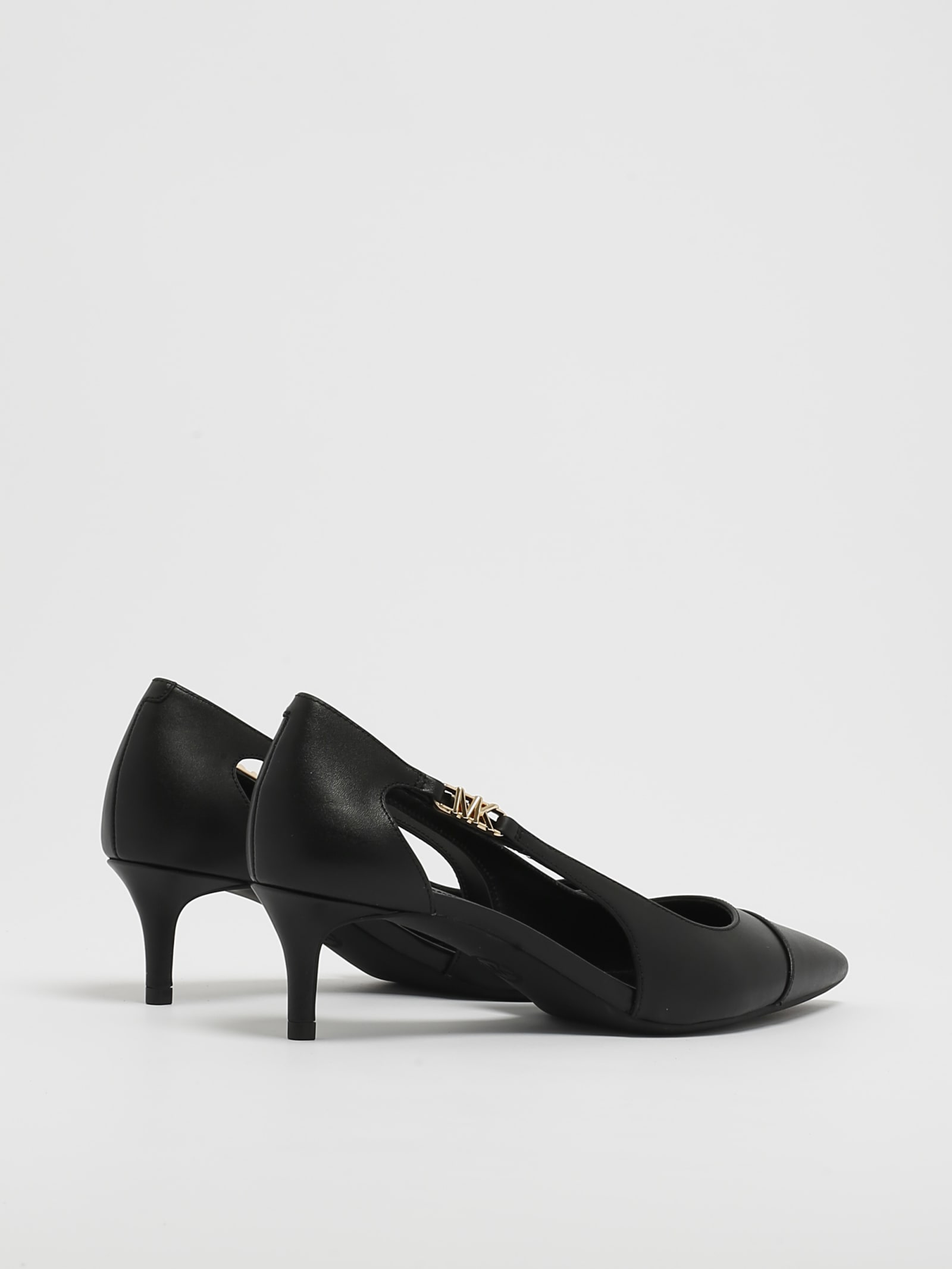 Michael Kors Veronica Kitten Pump Pump In Nero