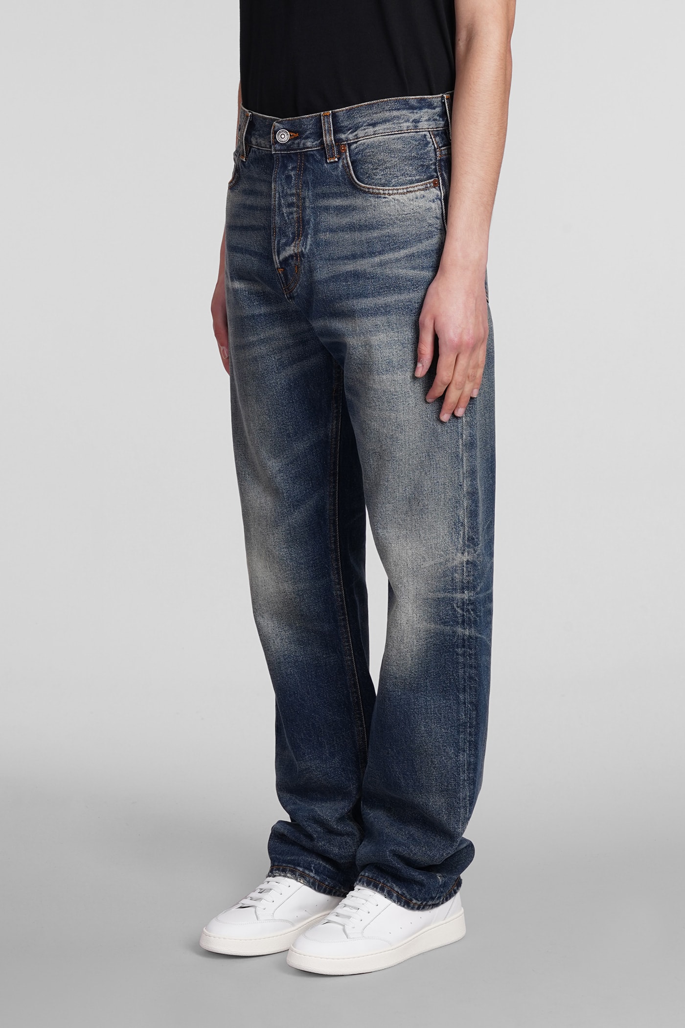 Shop Haikure Blake Jeans In Blue Cotton