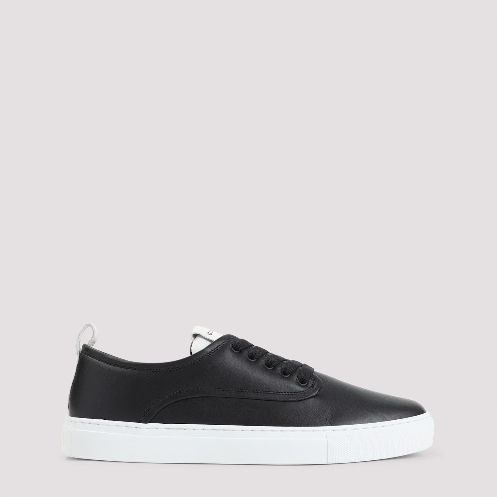 Givenchy New City Leather Low Sneakers Shoes In Black