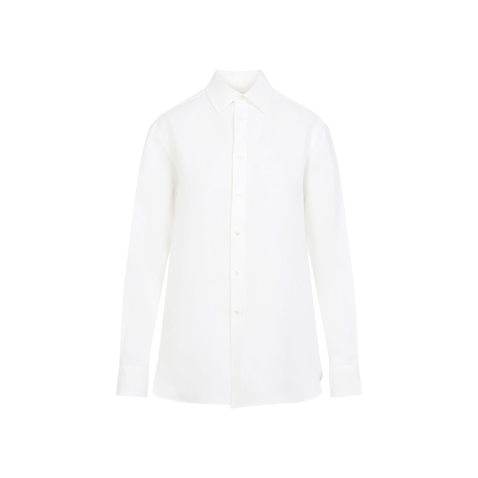 Ralph Lauren Adrien Linen Shirt With Long Sleeves