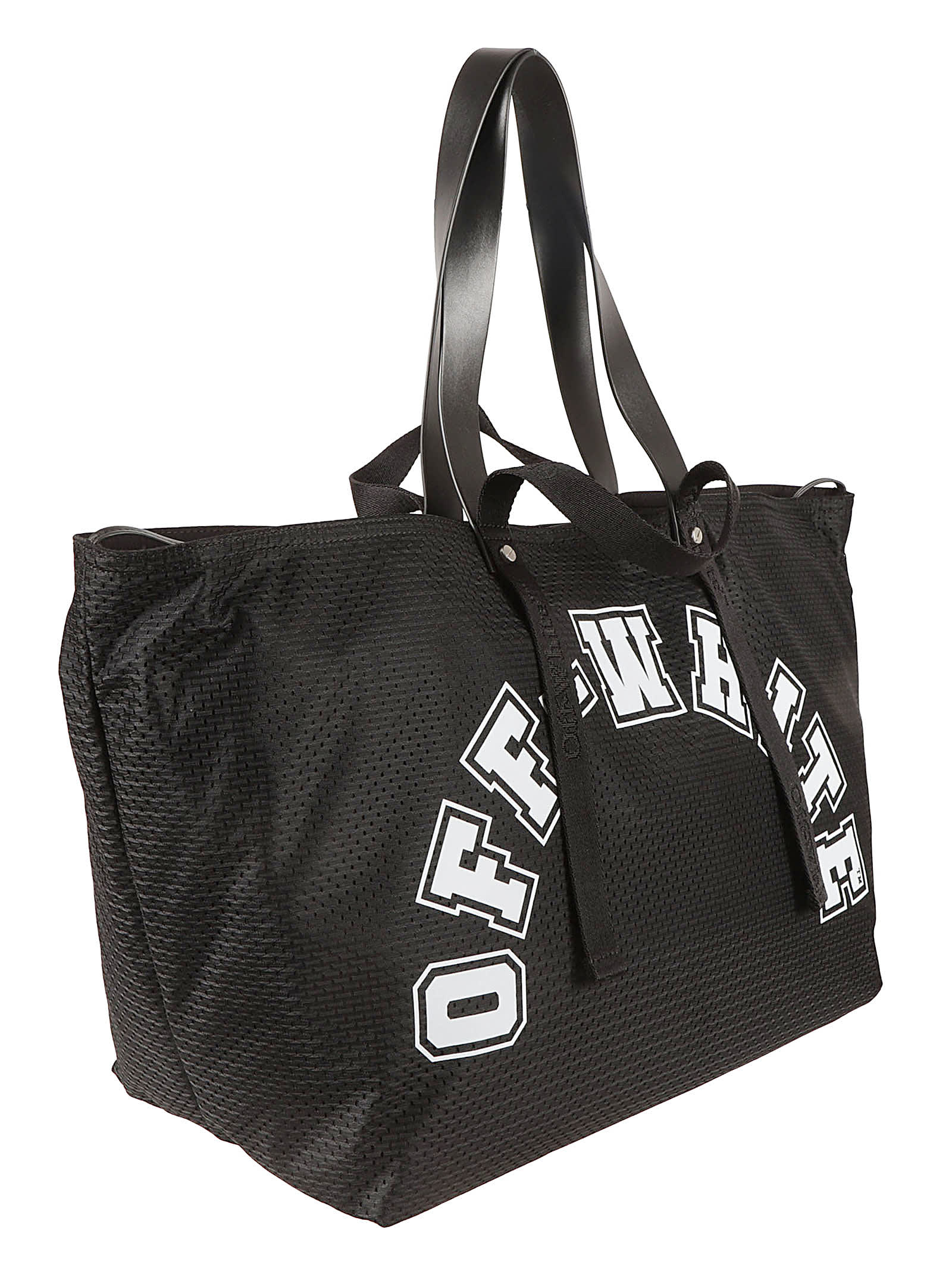 Shop Off-white Day Off Mesh Baseball Tote In Black