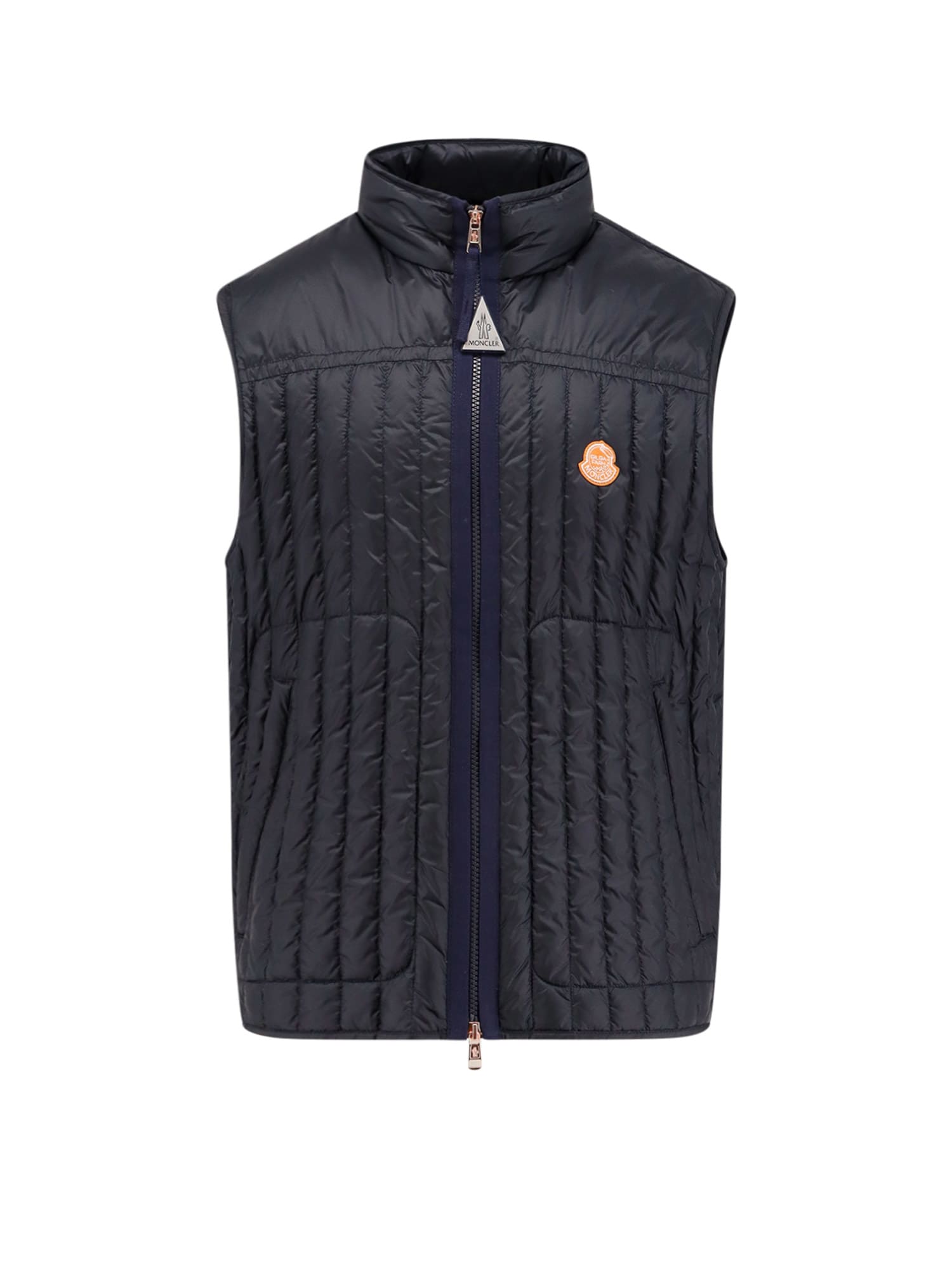 Moncler Genius Moncler X Gilga Farm Tangerine Down Vest In Blue