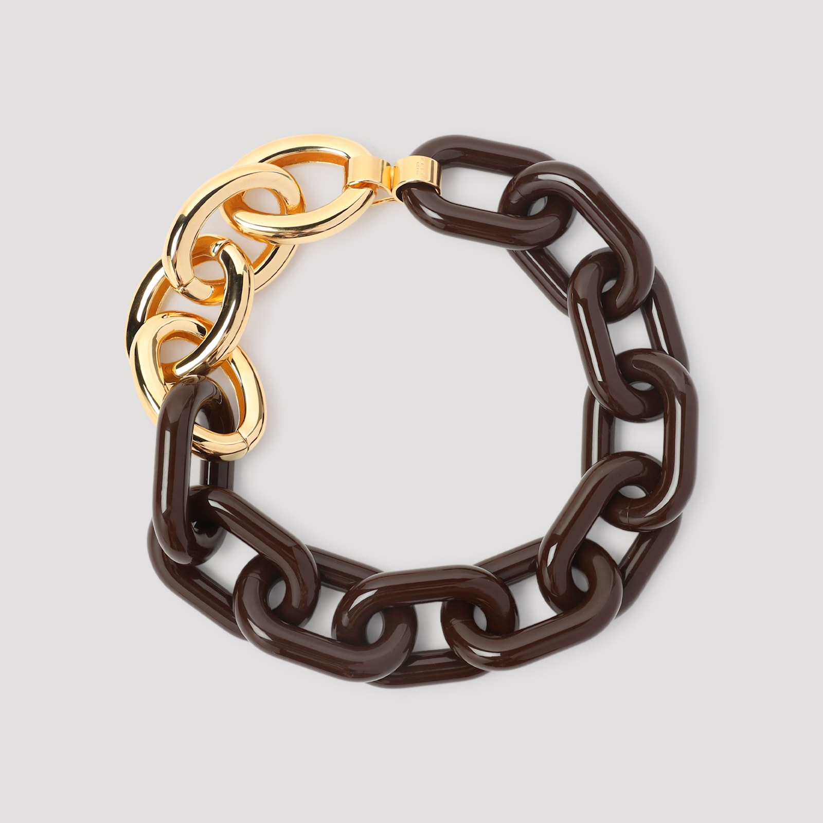 Marni Mixed-chain Necklace In Brown