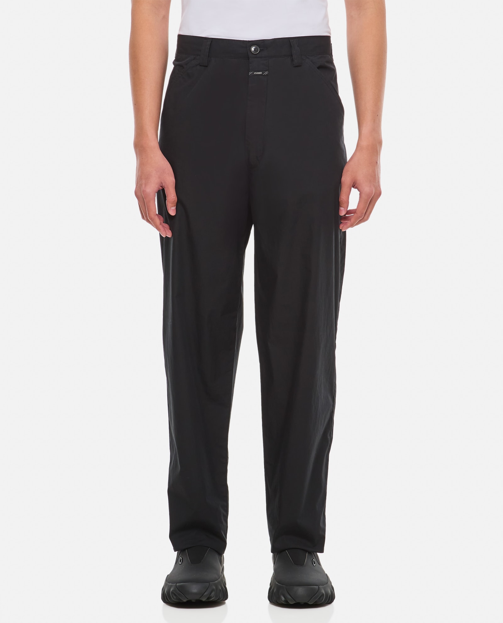 Shop Closed Dover Tapered Trousers In Black