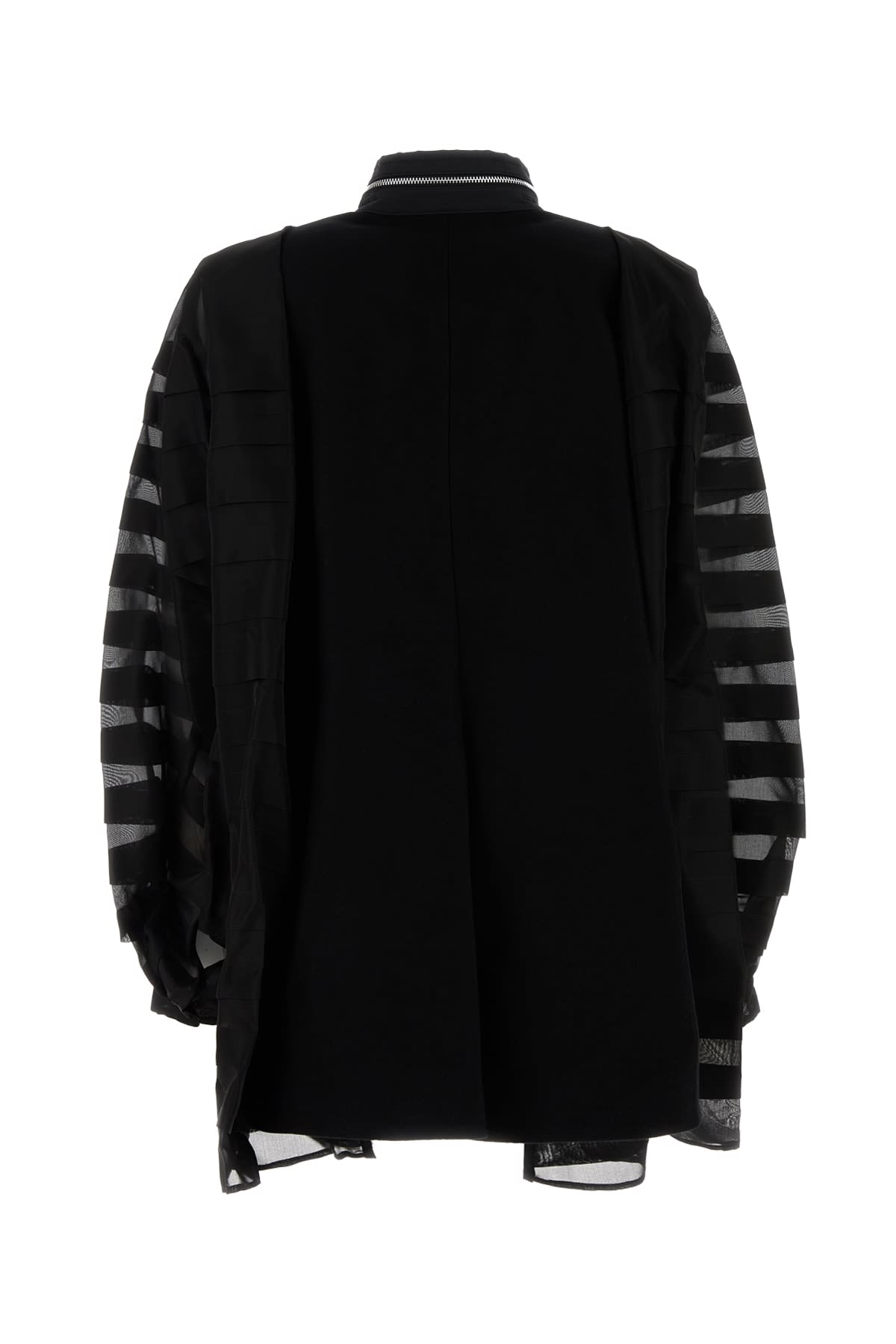 Sacai Panelled Jacket In Black