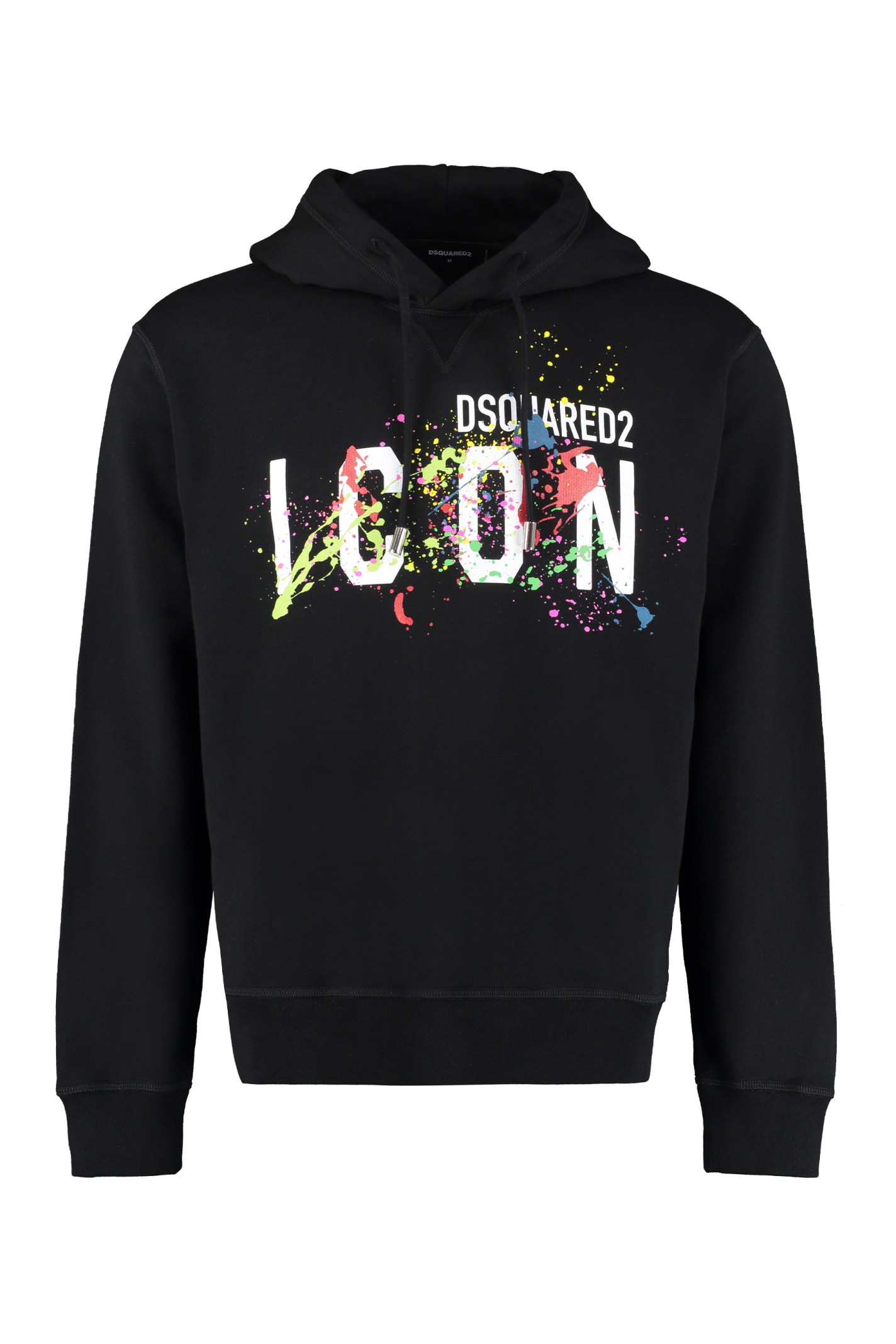 DSQUARED2 LOGO COTTON HOODIE