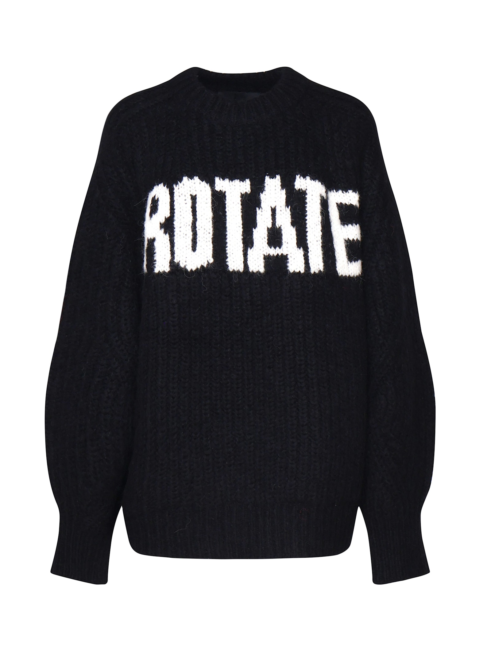 ROTATE BIRGER CHRISTENSEN KNITTED LOGO SWEATSHIRT