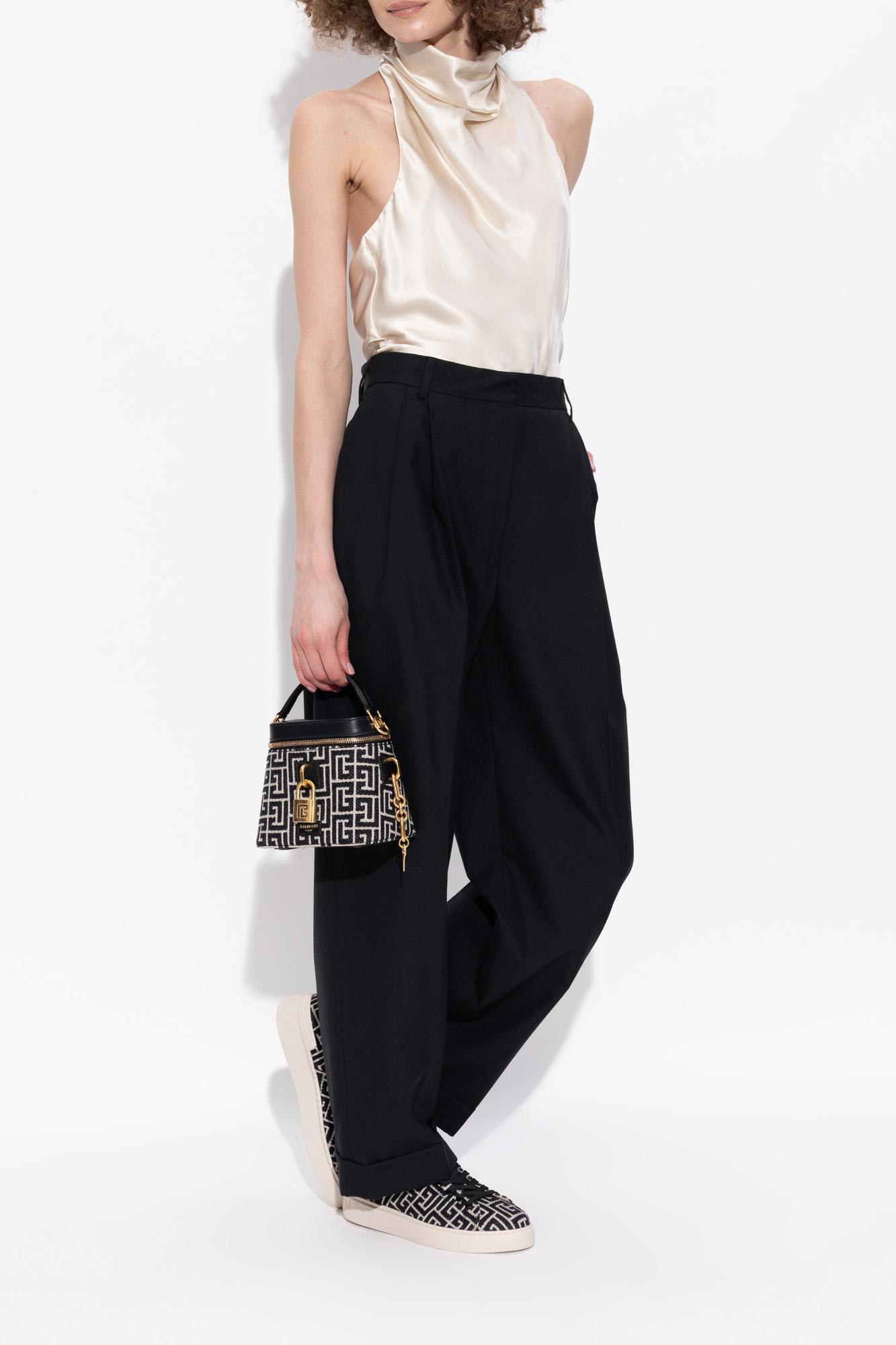 Balmain B Court Monogram Jacquard Low-top Sneaker In Multi