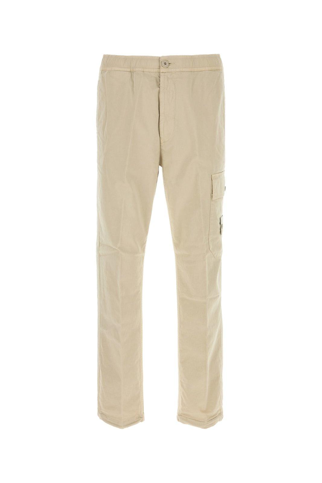 STONE ISLAND COMPASS PATCH STRAIGHT LEG PANTS