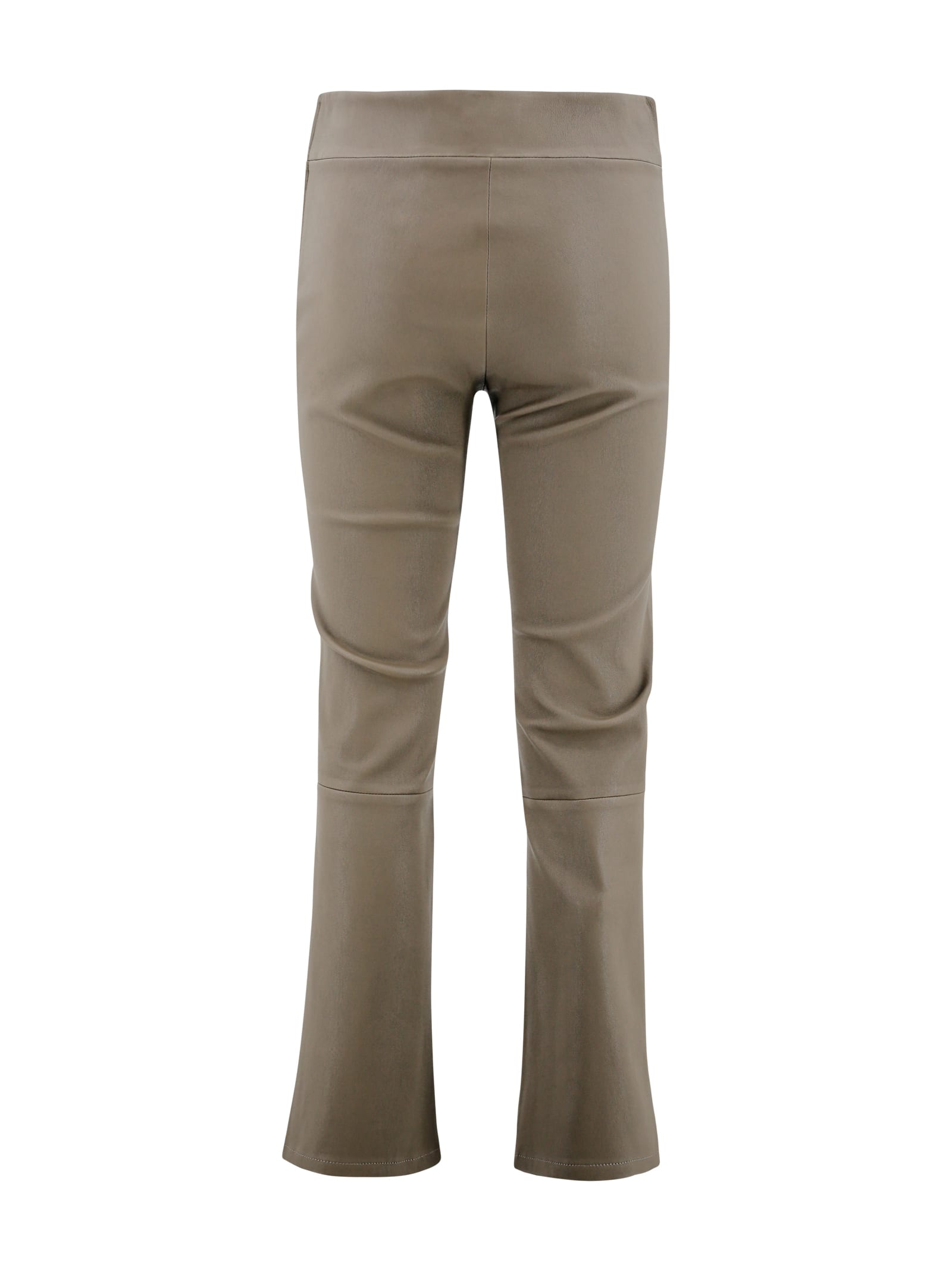 Shop Arma Leather Trousers In Soil