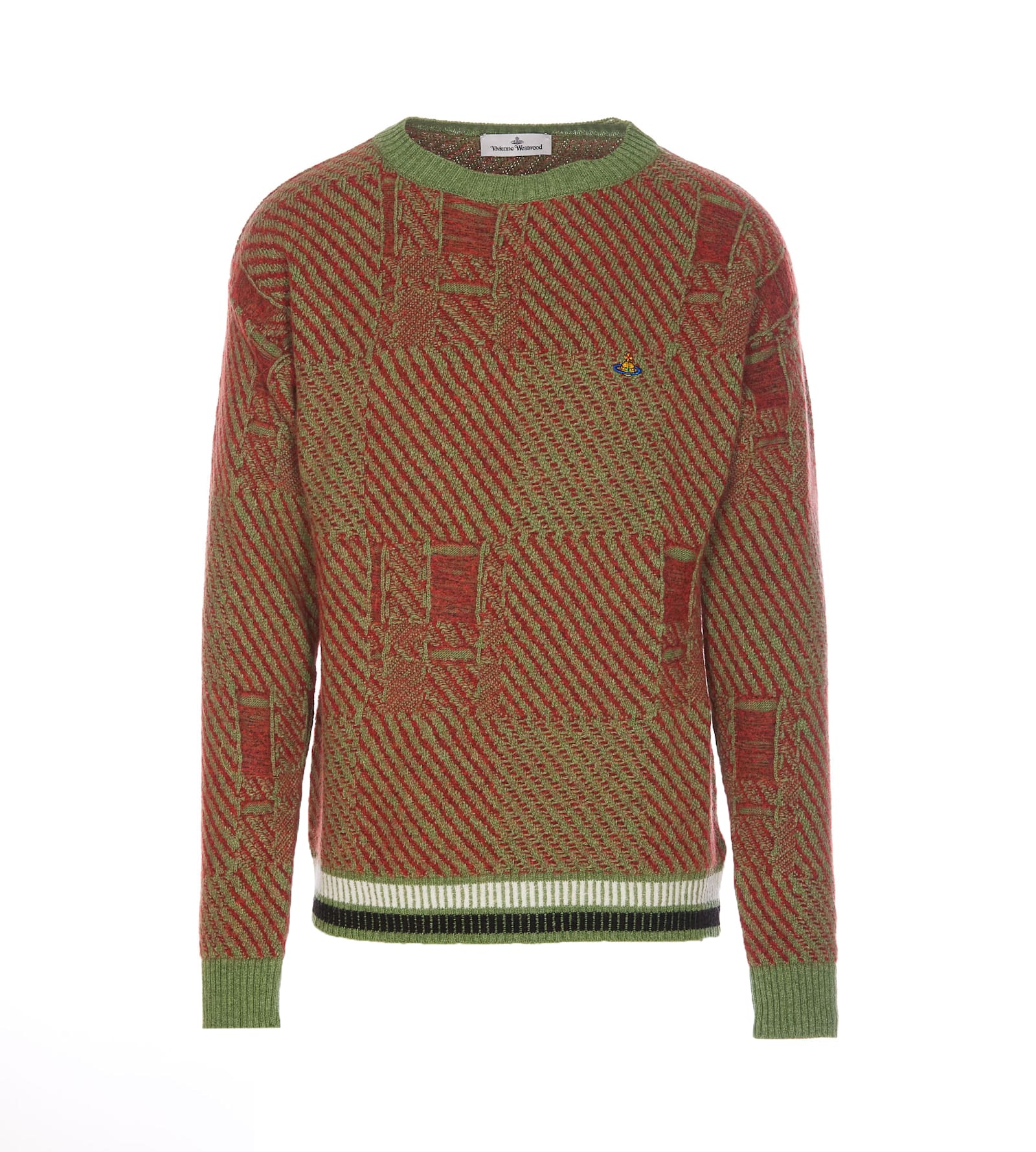 Shop Vivienne Westwood Highlander Jumper In Brown