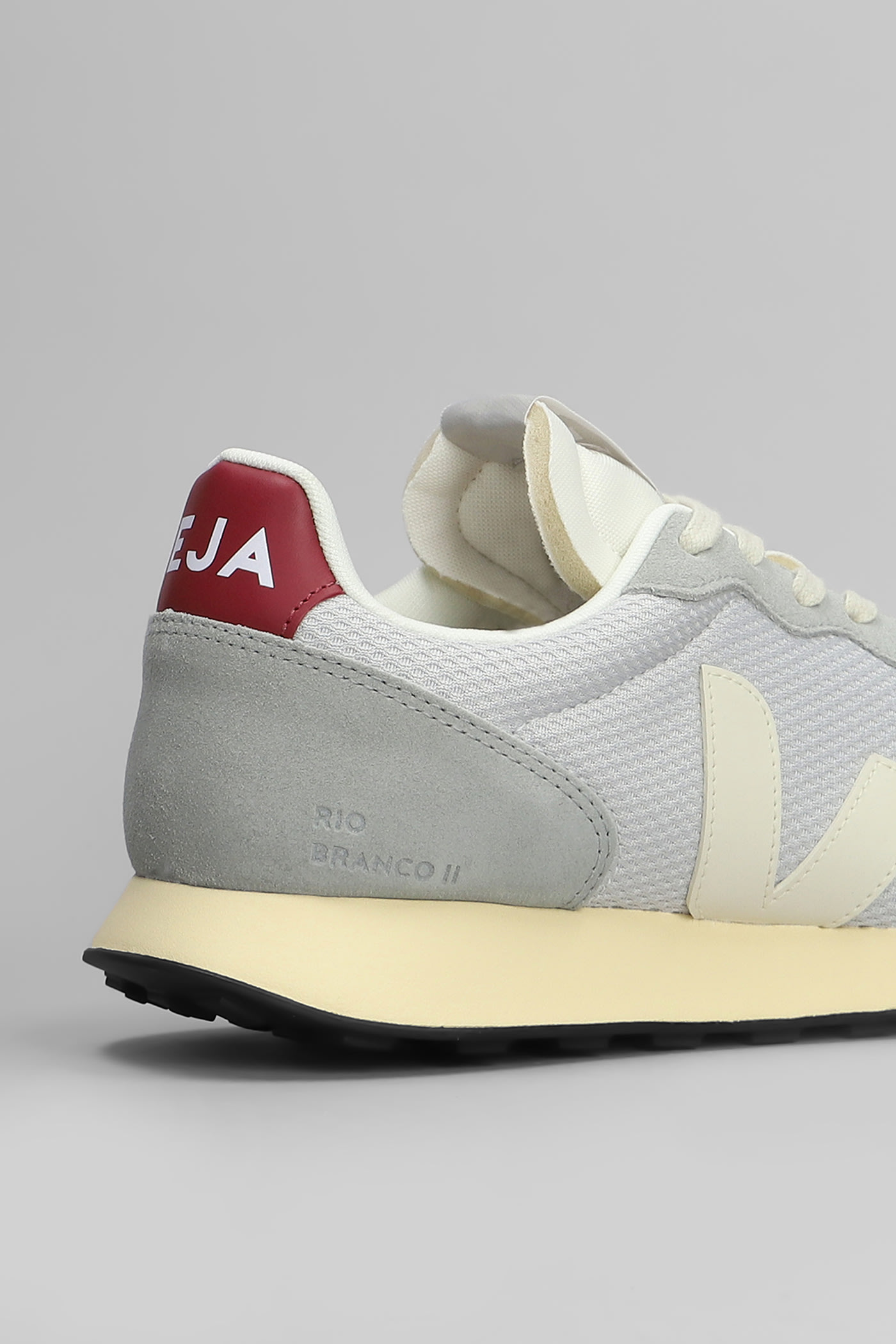 Veja Rio Branco Ii Sneakers In Grey Suede And Fabric In Grey