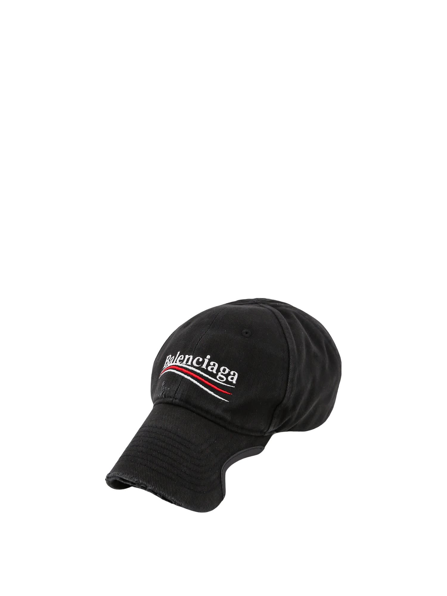 Shop Balenciaga Political Campaign Cap In Black