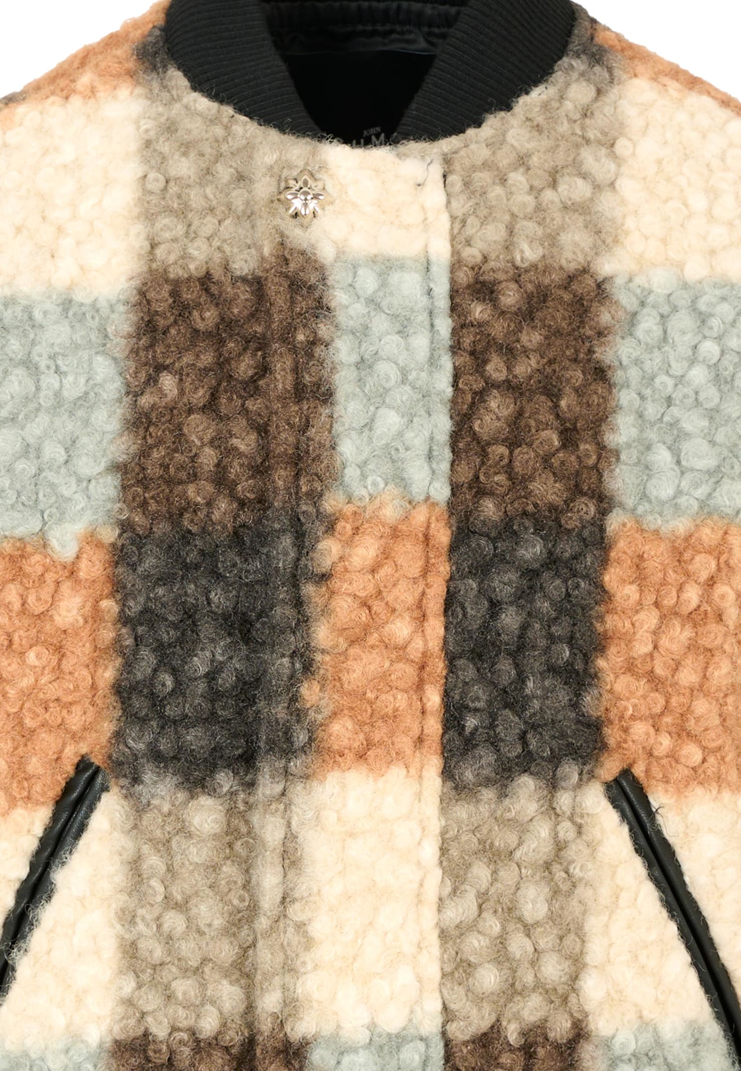 Richmond Multicolor Bomber Jacket For Boy With Logo In Multi