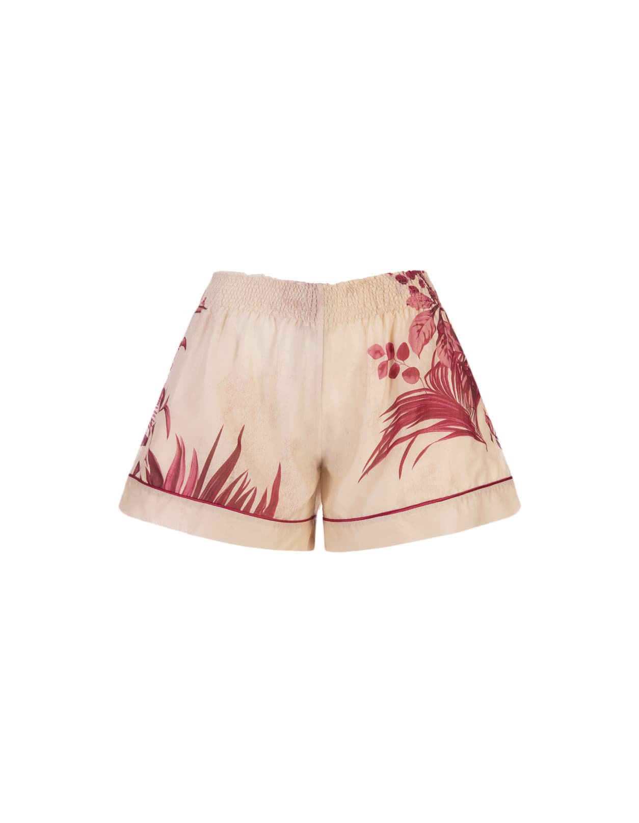 F.r.s For Restless Sleepers Pink Palms Toante Shorts