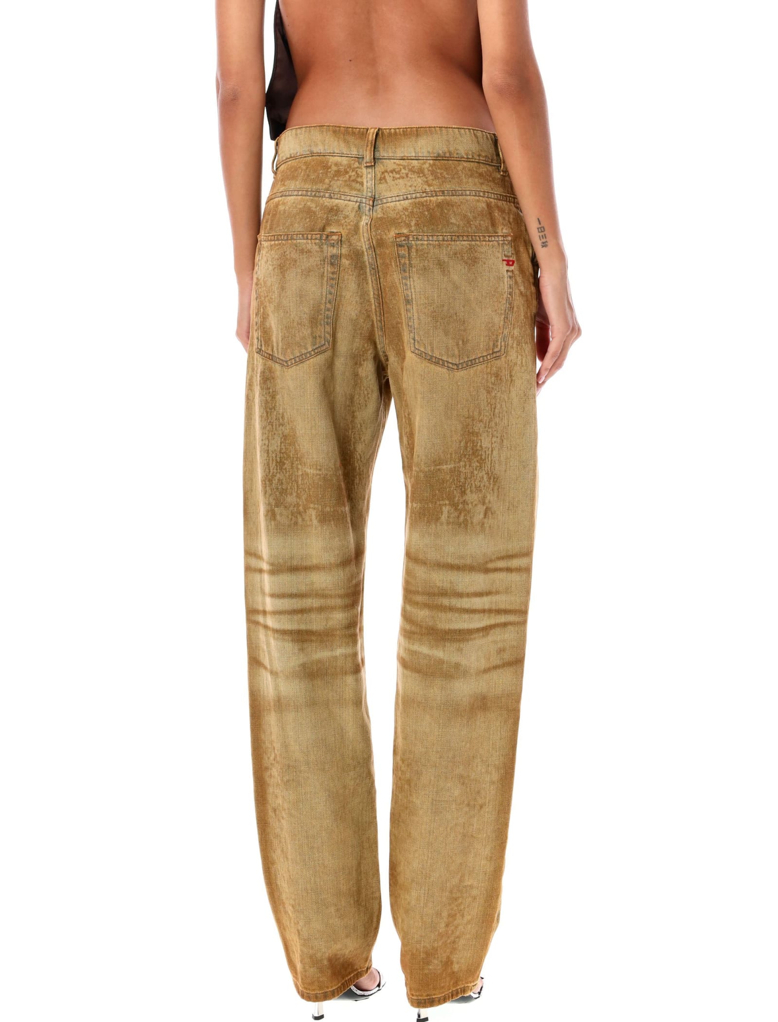 Shop Diesel D-ark Jeans In Blue Beige