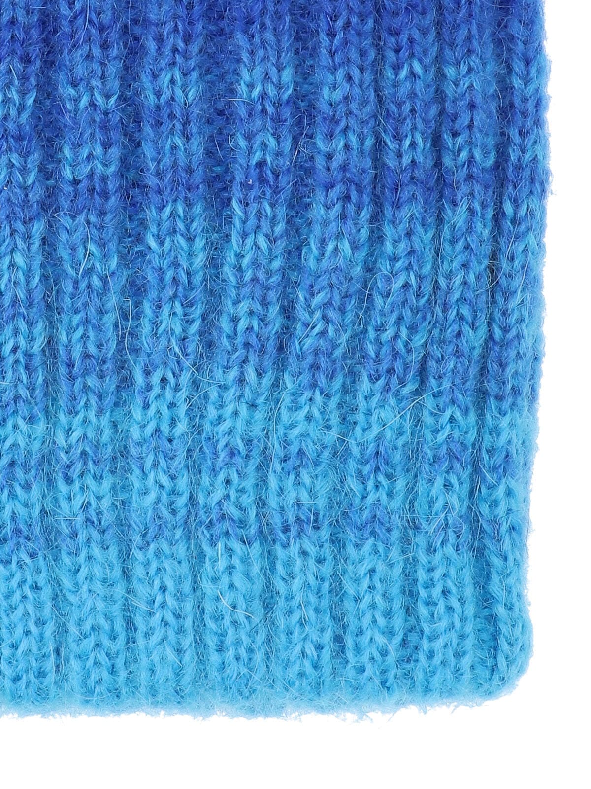 Shop Erl Ribbed Beanie In Blue