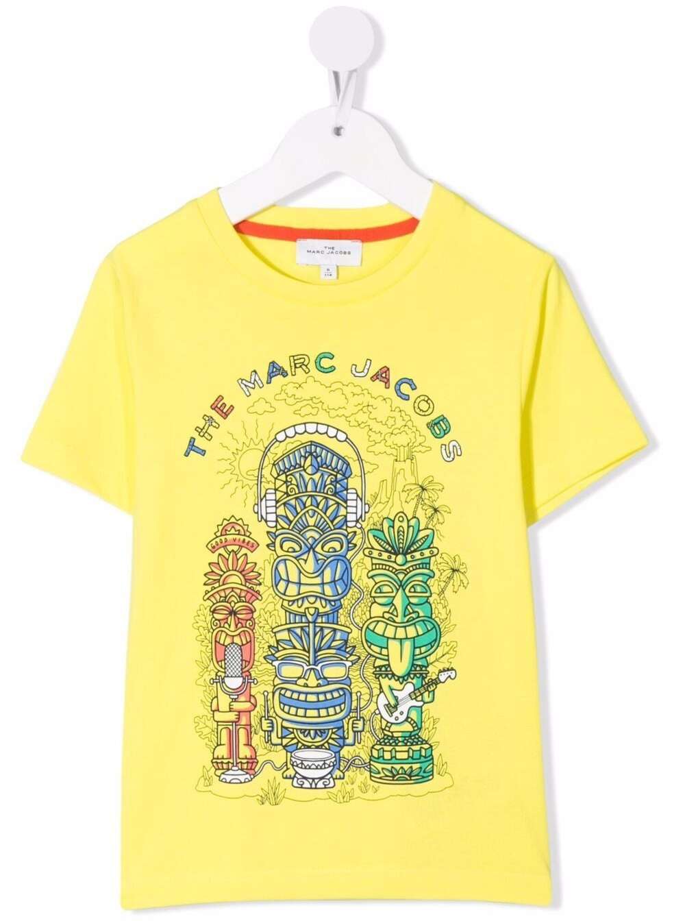 Marc Jacobs Boy Yellow Organic Cotton With Tribal Print