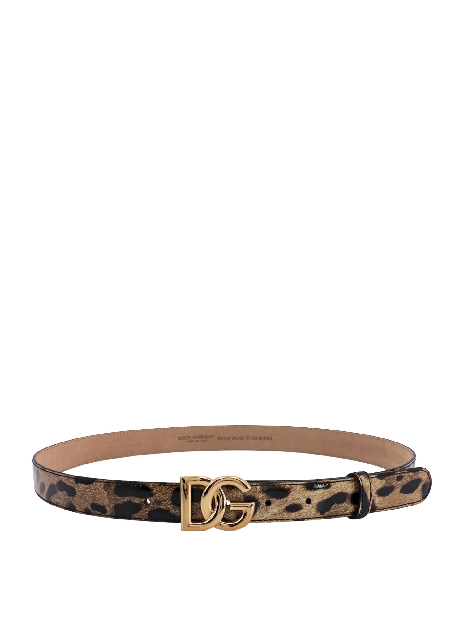 Shop Dolce & Gabbana Belt In Leo