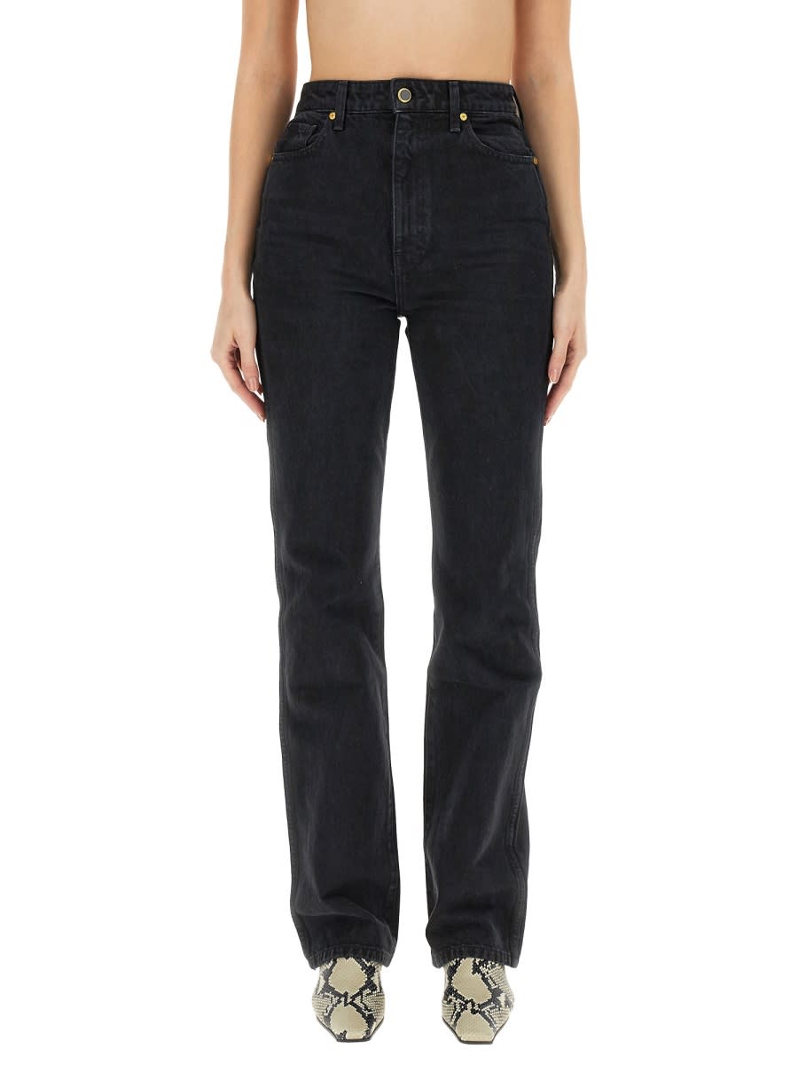 Shop Khaite Jeans Danielle In Black