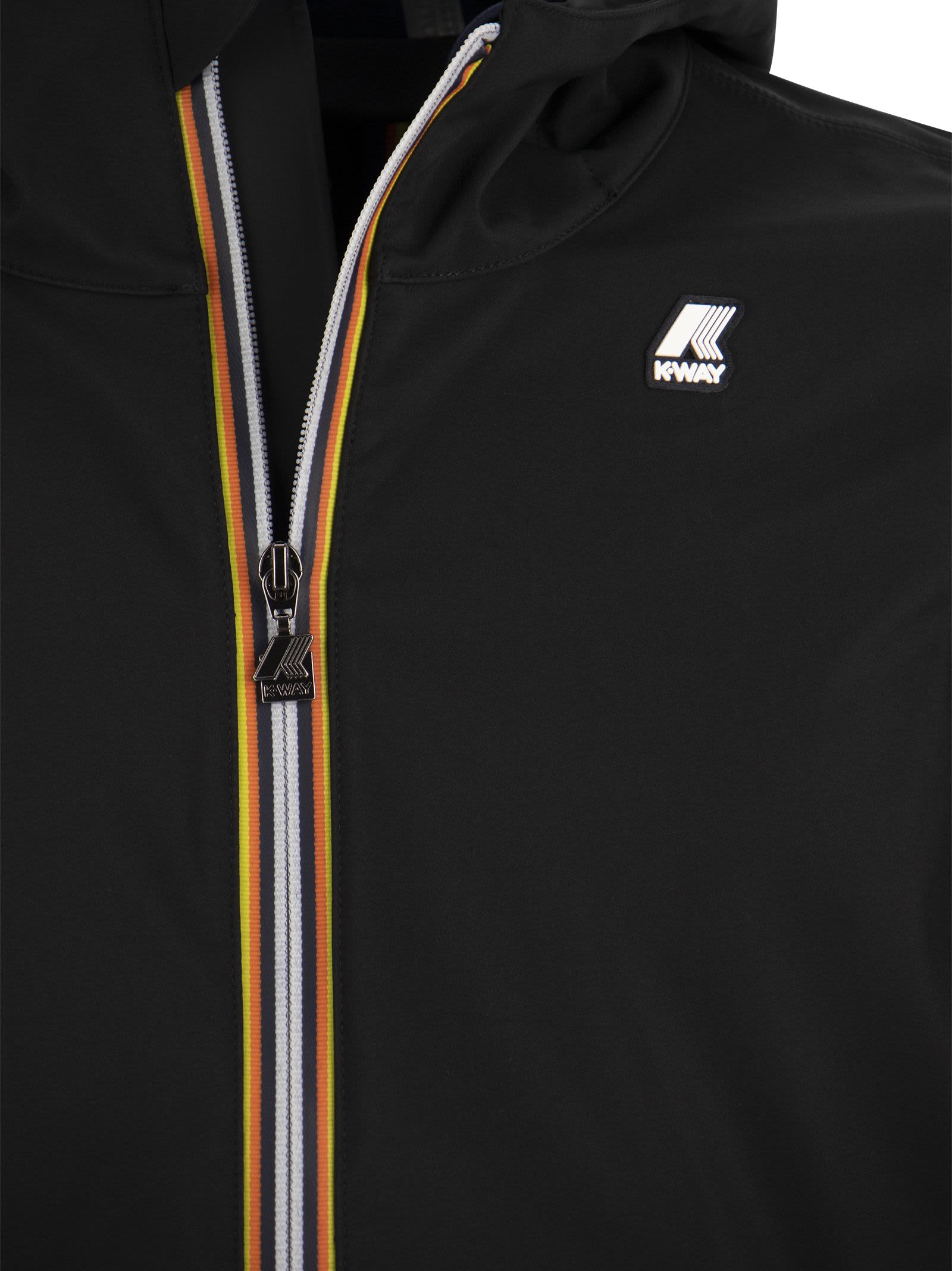 K-WAY JACKO BONDED - SHORT JACKET WITH HOOD 