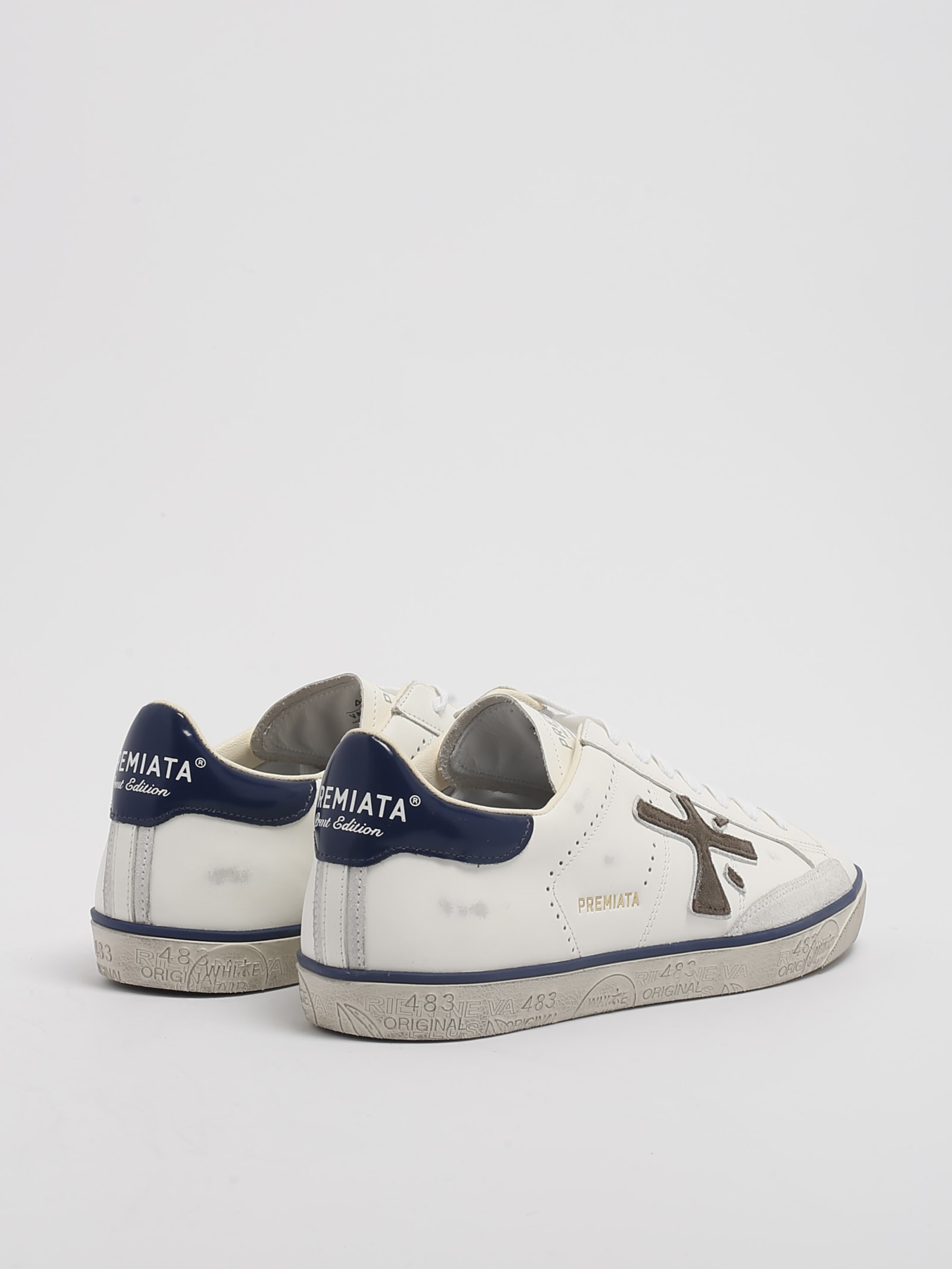 Shop Premiata Sneakers Sneaker In Bianco