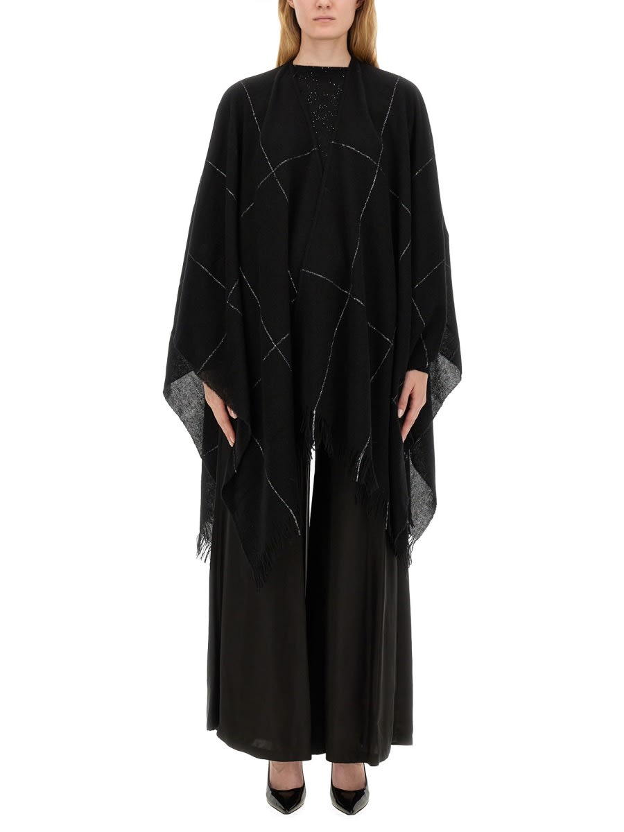 FABIANA FILIPPI WOOL CAPE 