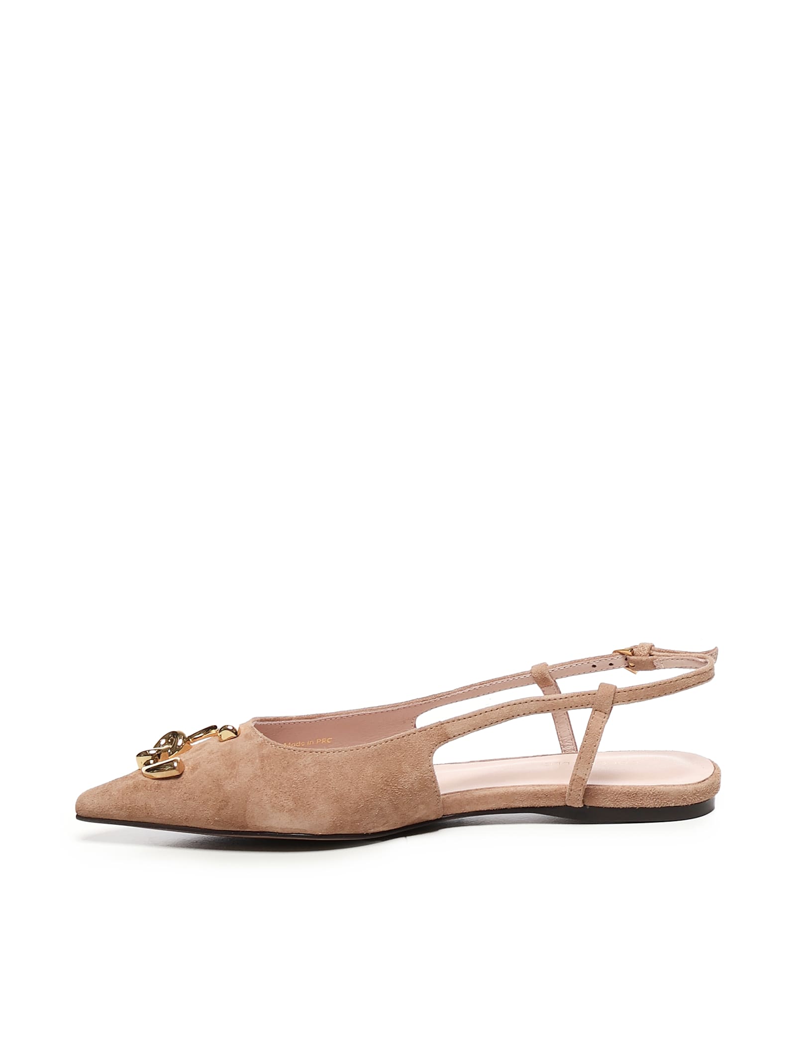 Shop Coccinelle C-me Flat Slingback In Suede