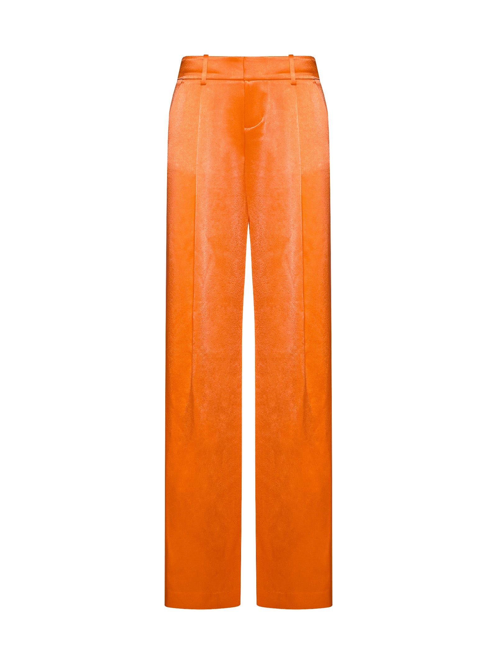 Alice And Olivia Pants In Orange