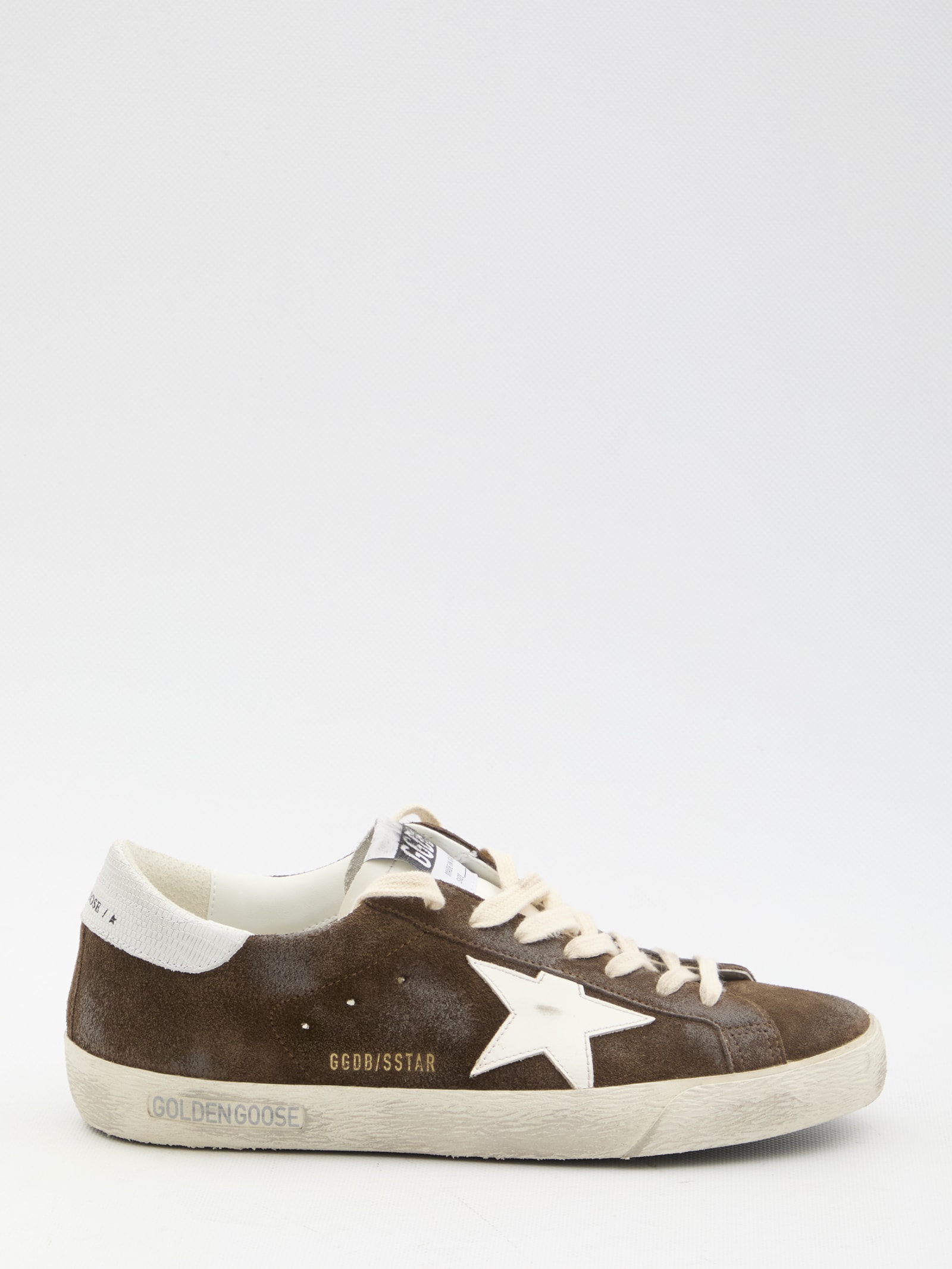 Shop Golden Goose Super-star Sneakers In Brown