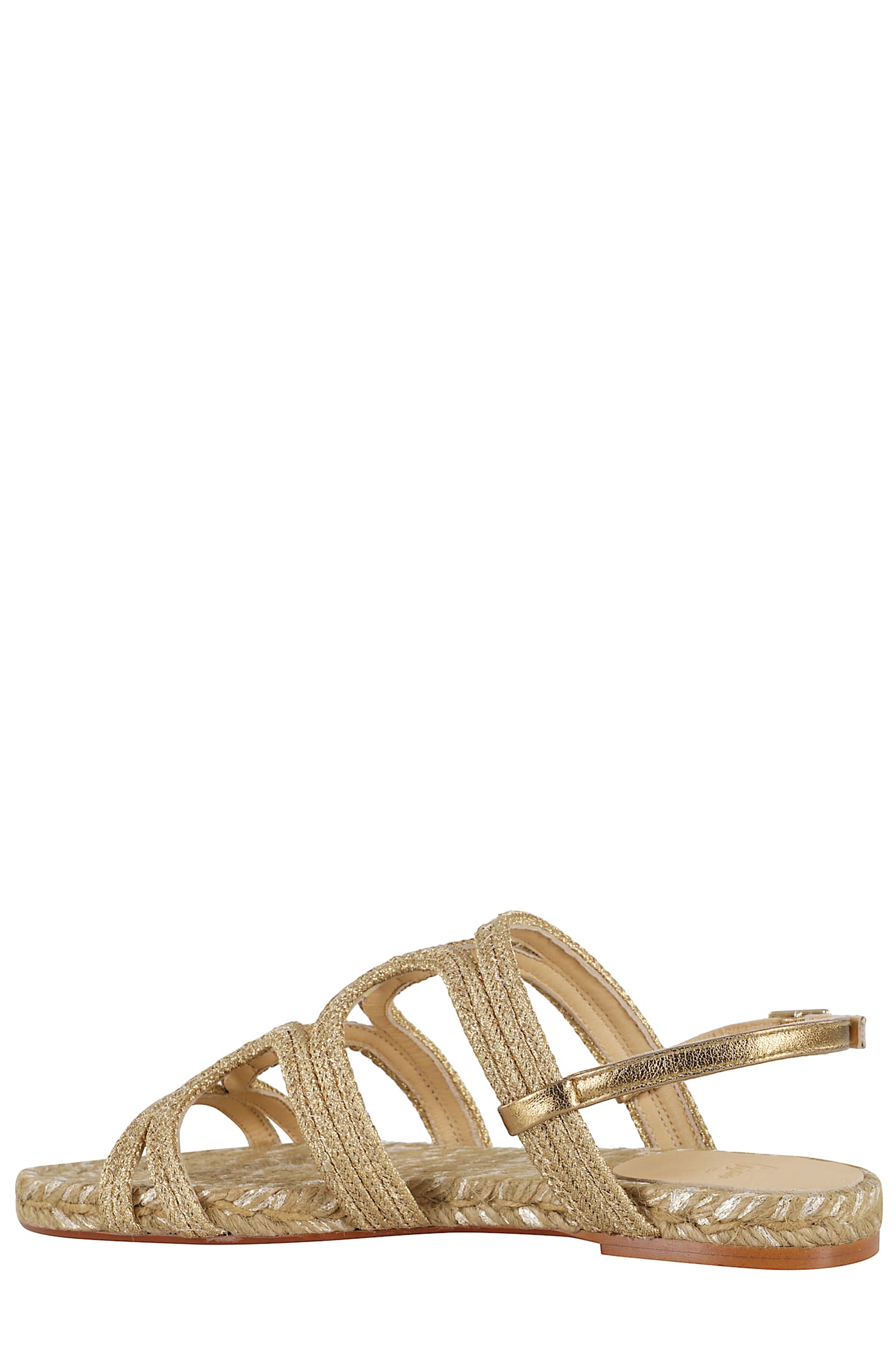 Castaã±er Womens Castaner Pitra 266 Woven Sandals In Oro Viejo
