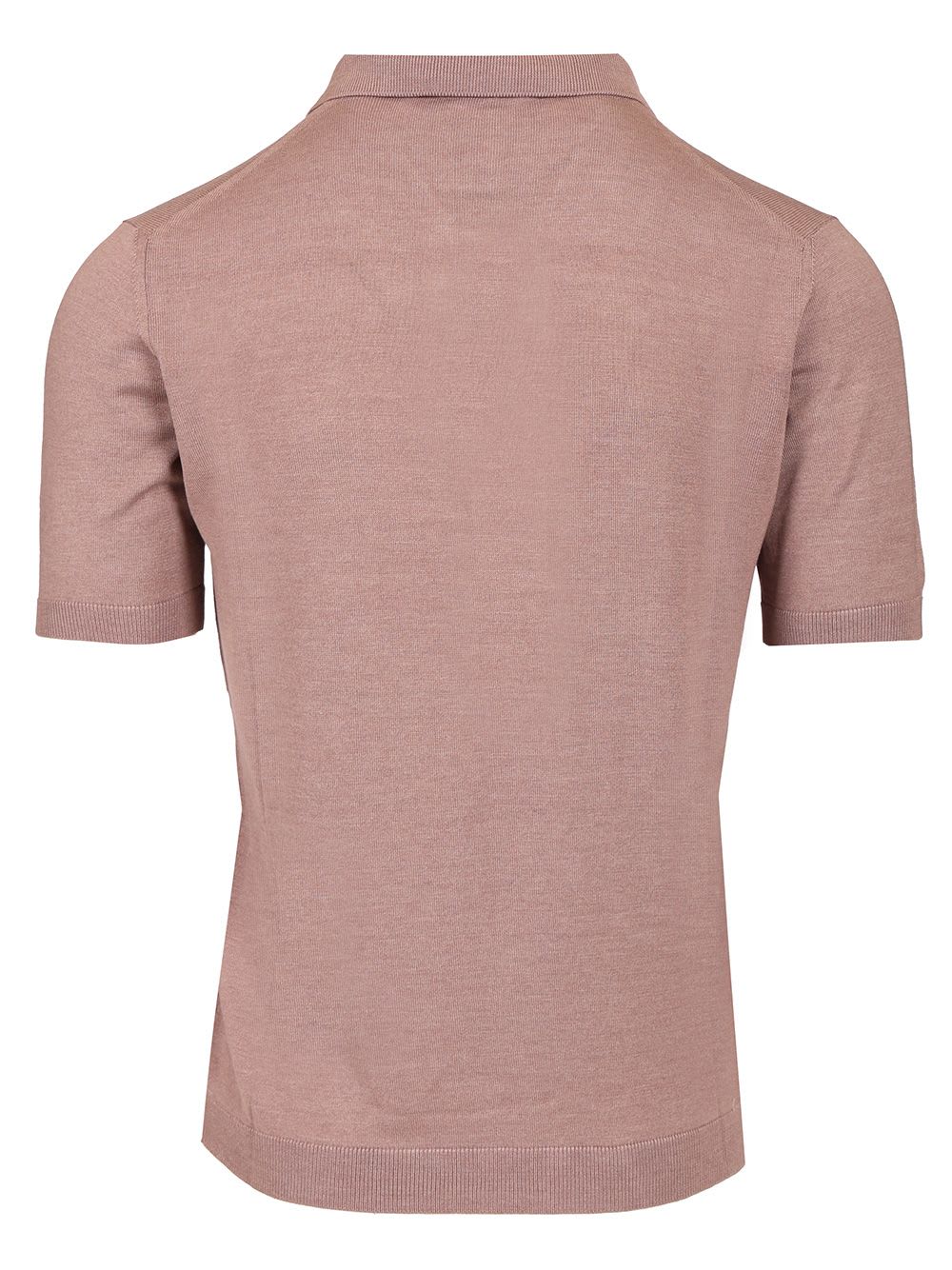 Shop Tagliatore Silk And Viscose Polo In Violet