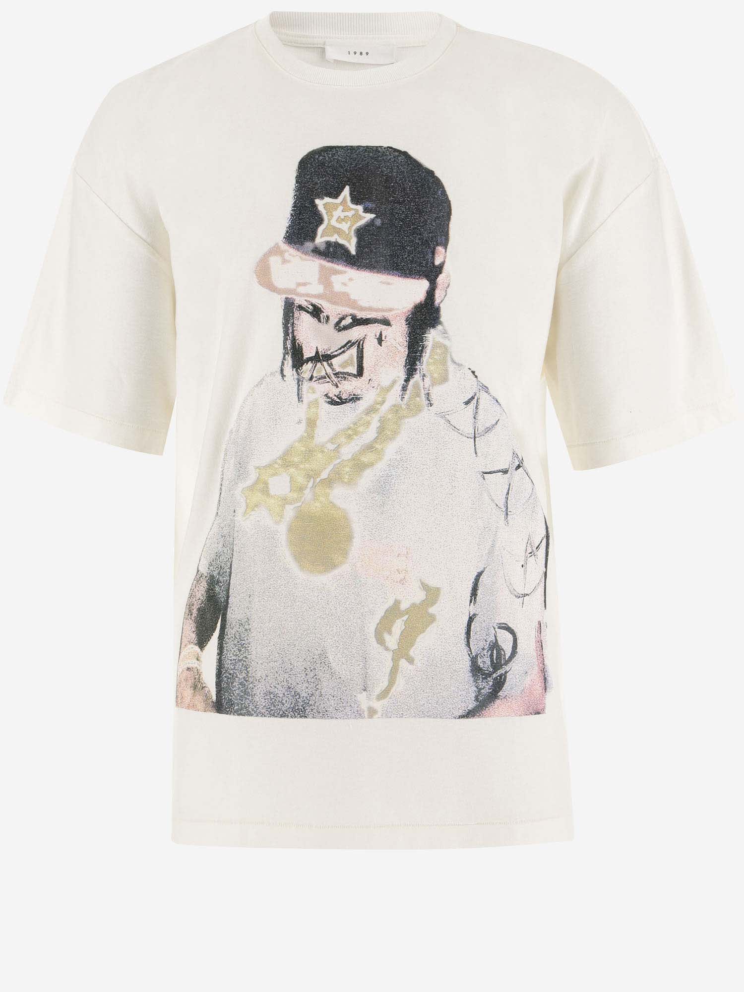 Cotton T-shirt With Graphic Print