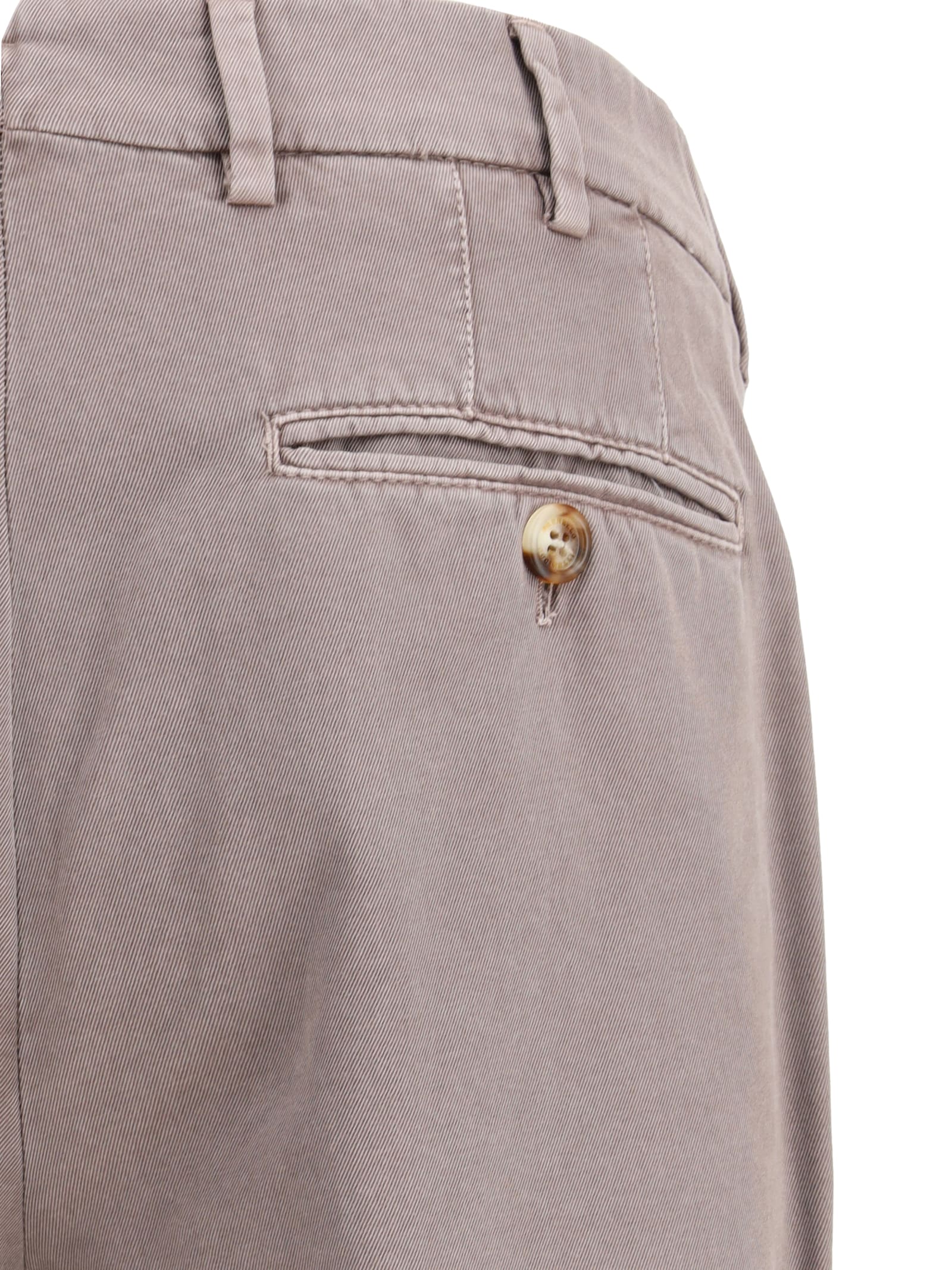 Brunello Cucinelli Dyed Pants In Gray