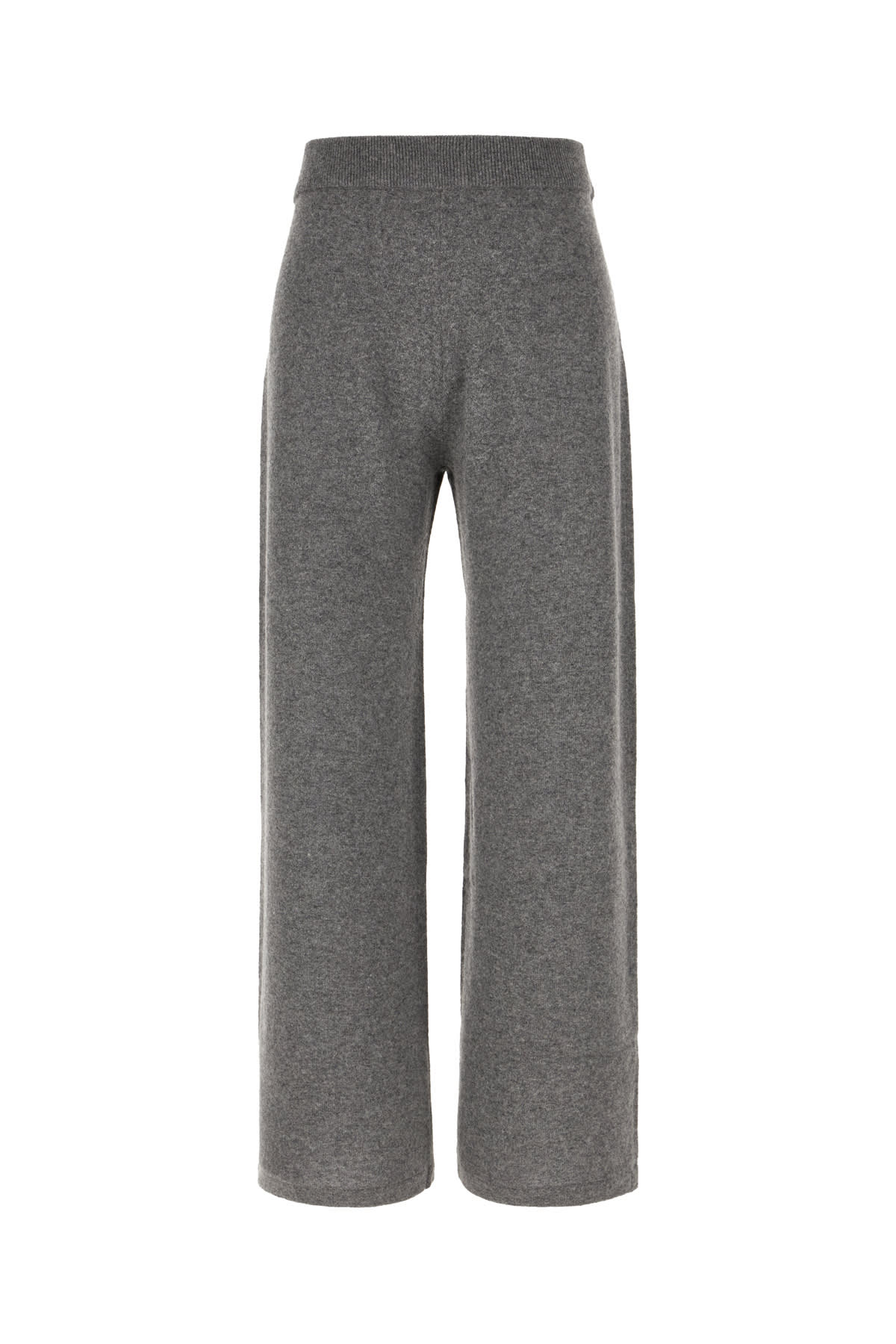 Weekend Max Mara Dark Grey Wool Blend Joggers In Grgio