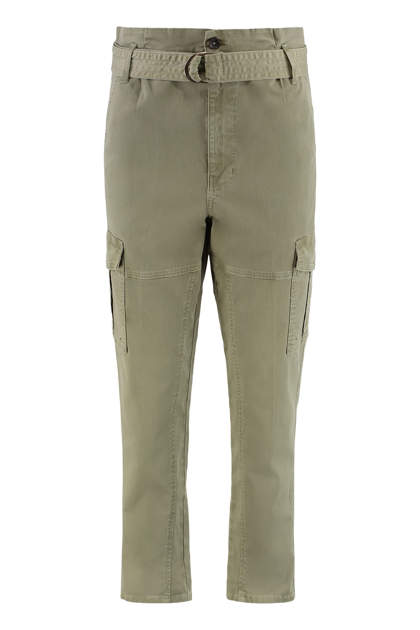 FRAME STRETCH COTTON CARGO TROUSERS