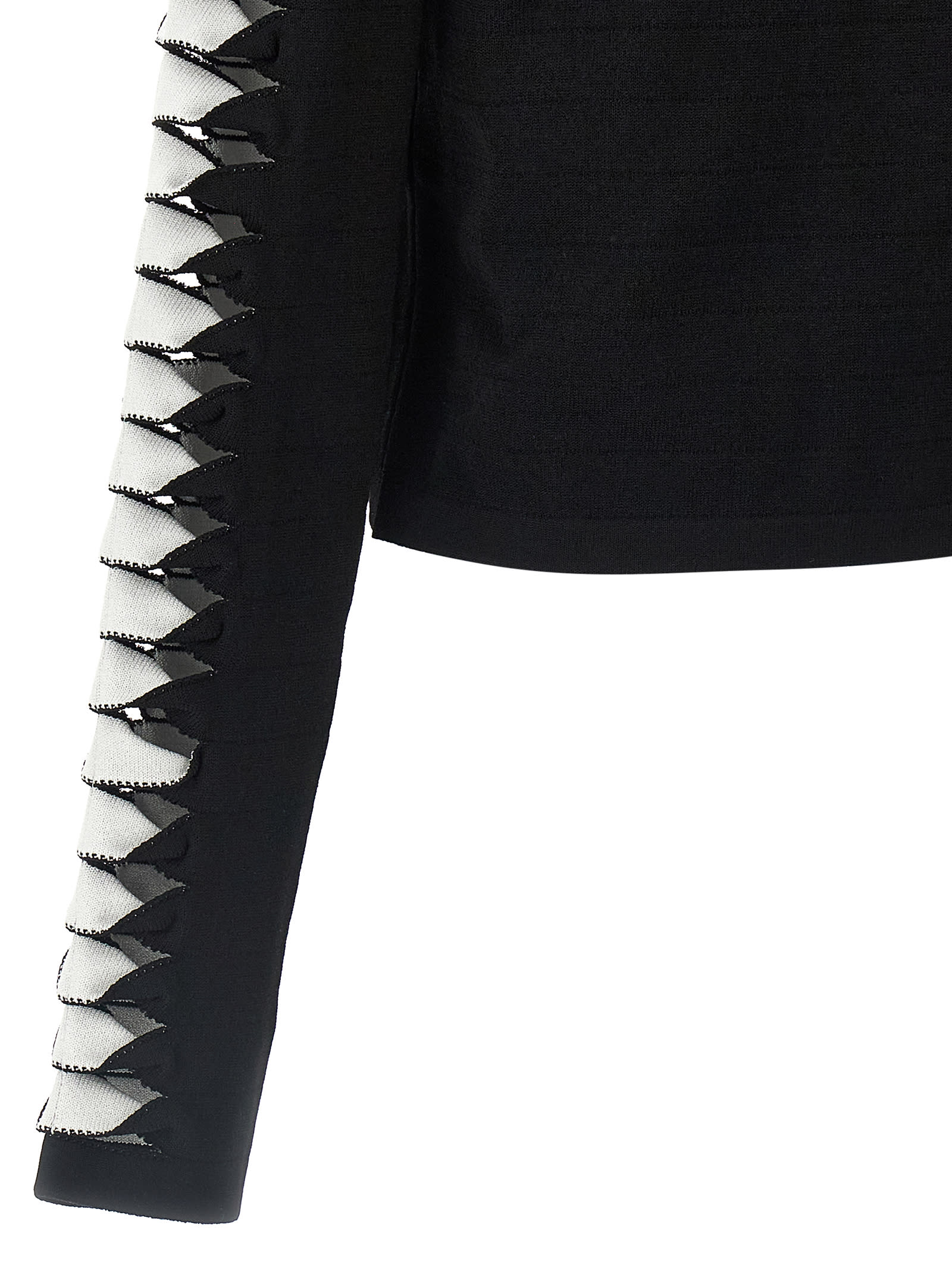 Balmain Cut-out Blazer Blazers Black In Black